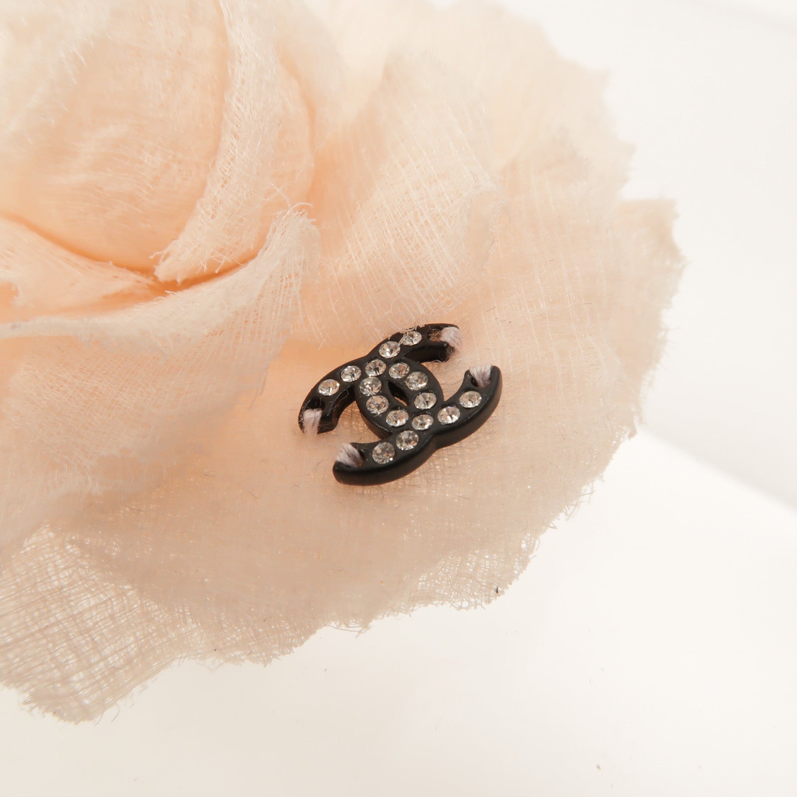 CHANEL 布料/金屬Chanel Camelie Brooch胸針