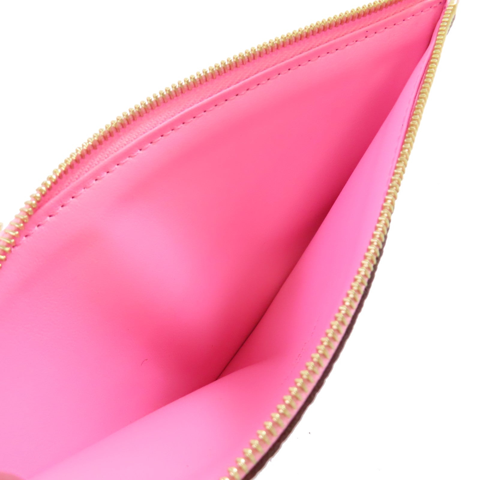LOUIS VUITTON Monogram Felicie Pochette Shoulder Bag金扣鏈帶肩背袋啡色