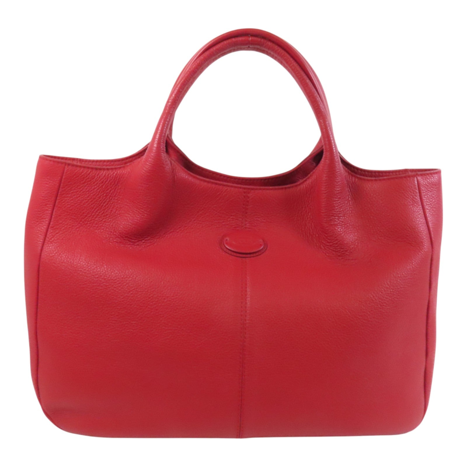 TOD'S 牛皮皮革Shoulder Bag銀扣肩背袋