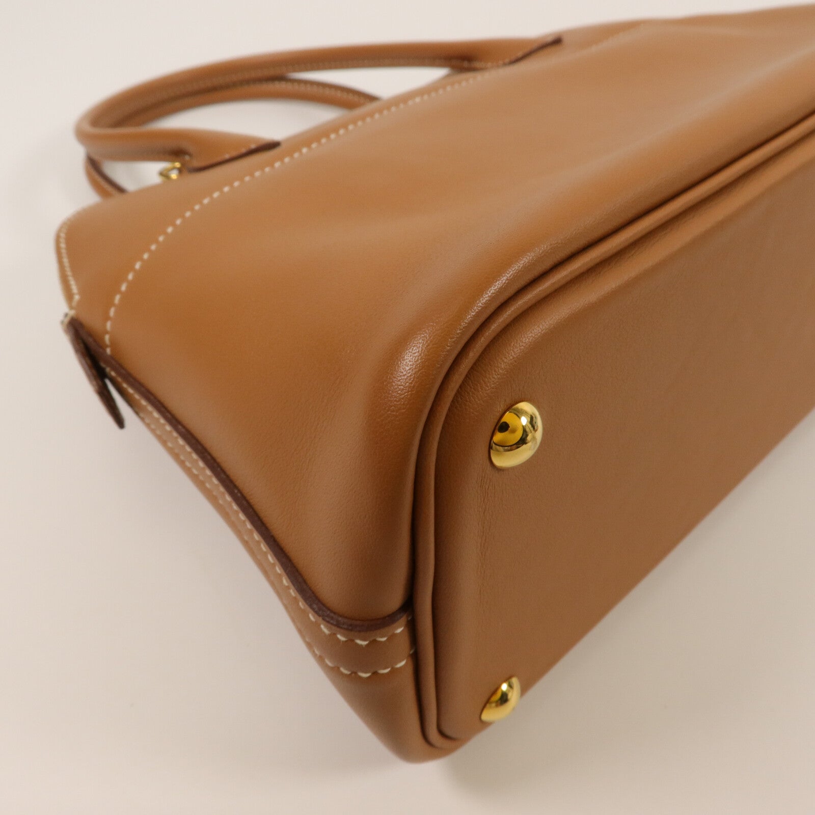HERMES Swift皮革Bolide 27手挽肩背兩用袋Gold