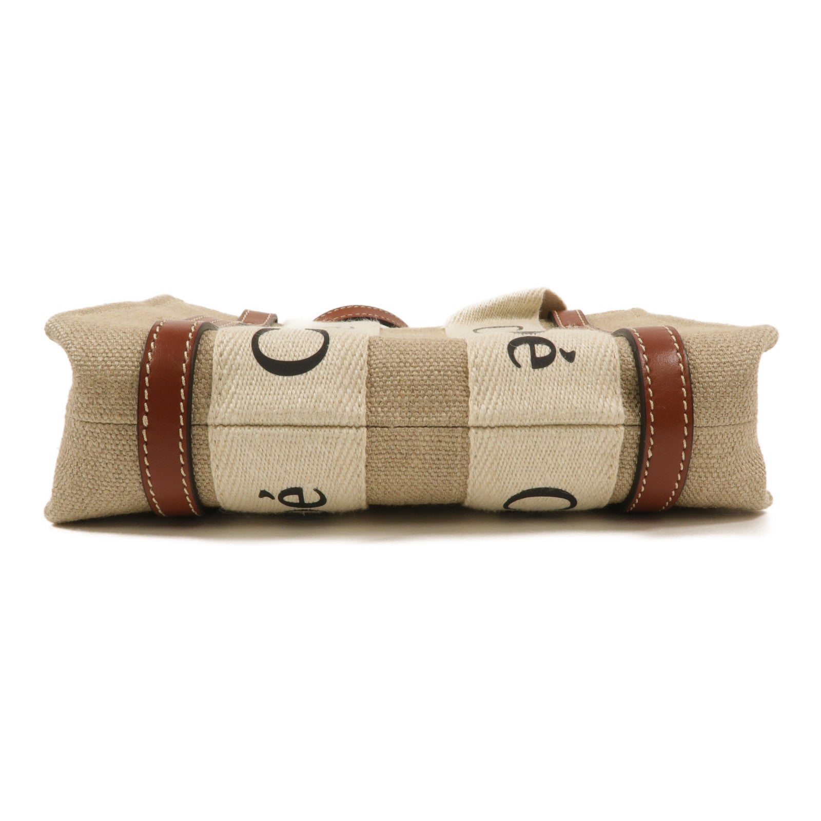 Chloe 帆布Woody Tote Bag Mini手挽肩背兩用袋