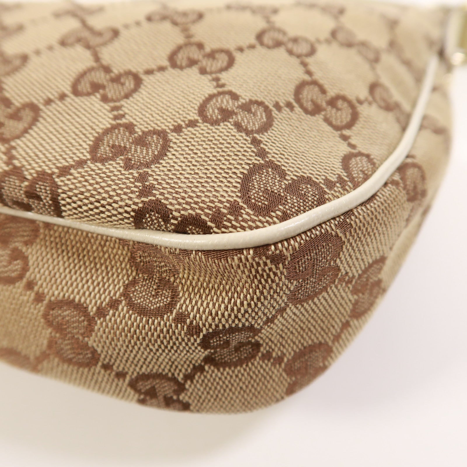 GUCCI 帆布Shoulder Bag金扣肩背袋