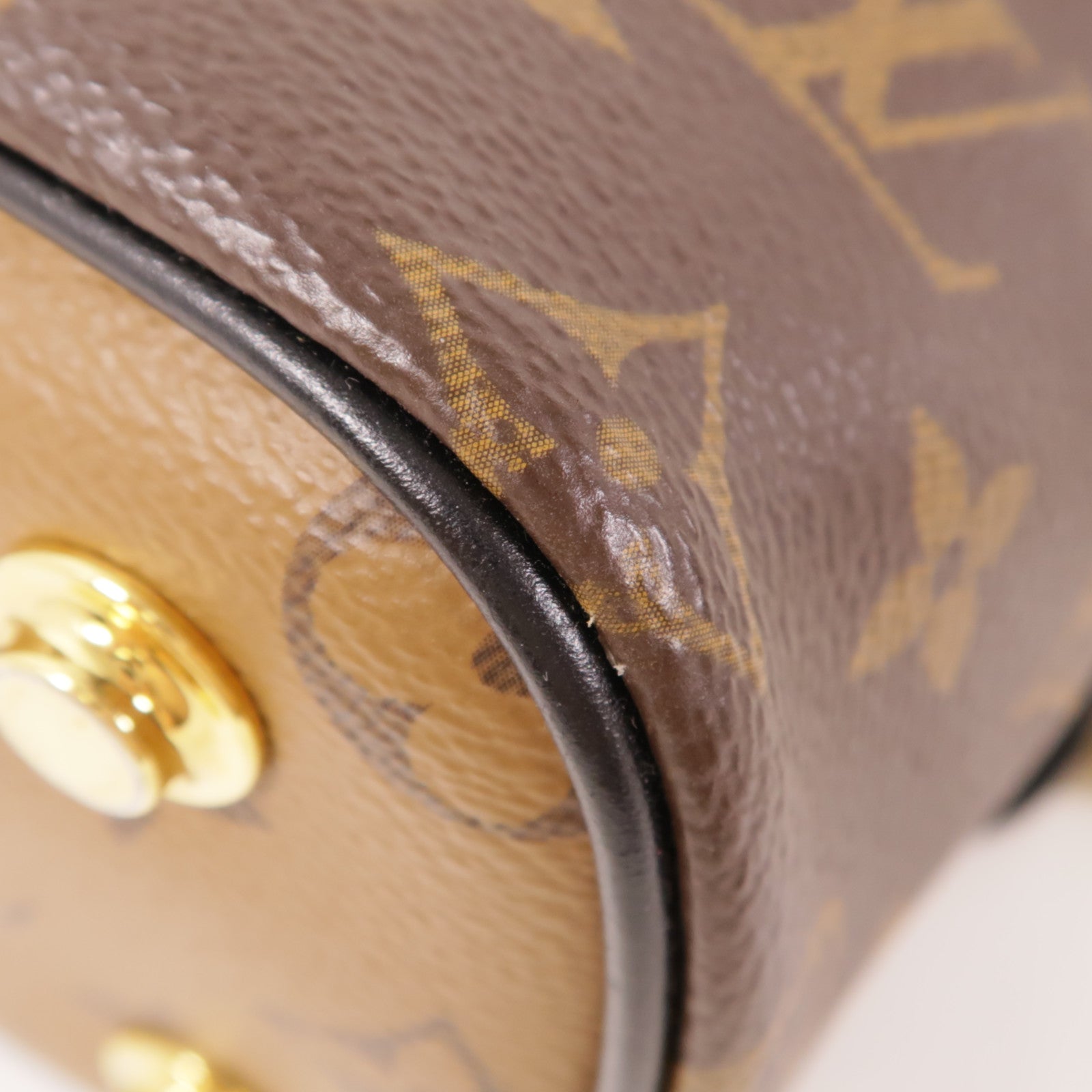 LOUIS VUITTON LV GHW Reverse Vanity PM 2 Way Shoulder Bag M45165 Monogram Brown