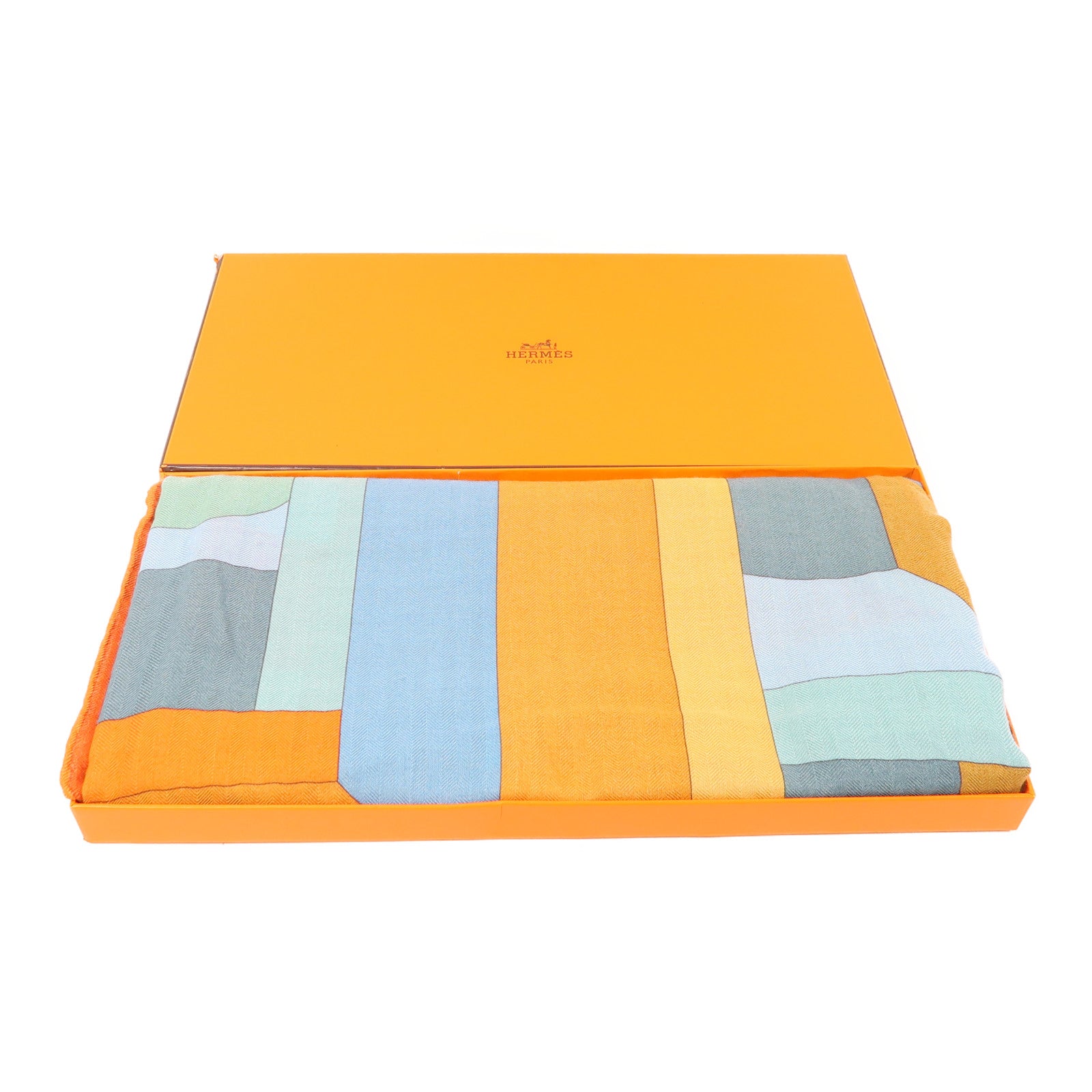 HERMES 羊絨/絲質Scarf圍巾