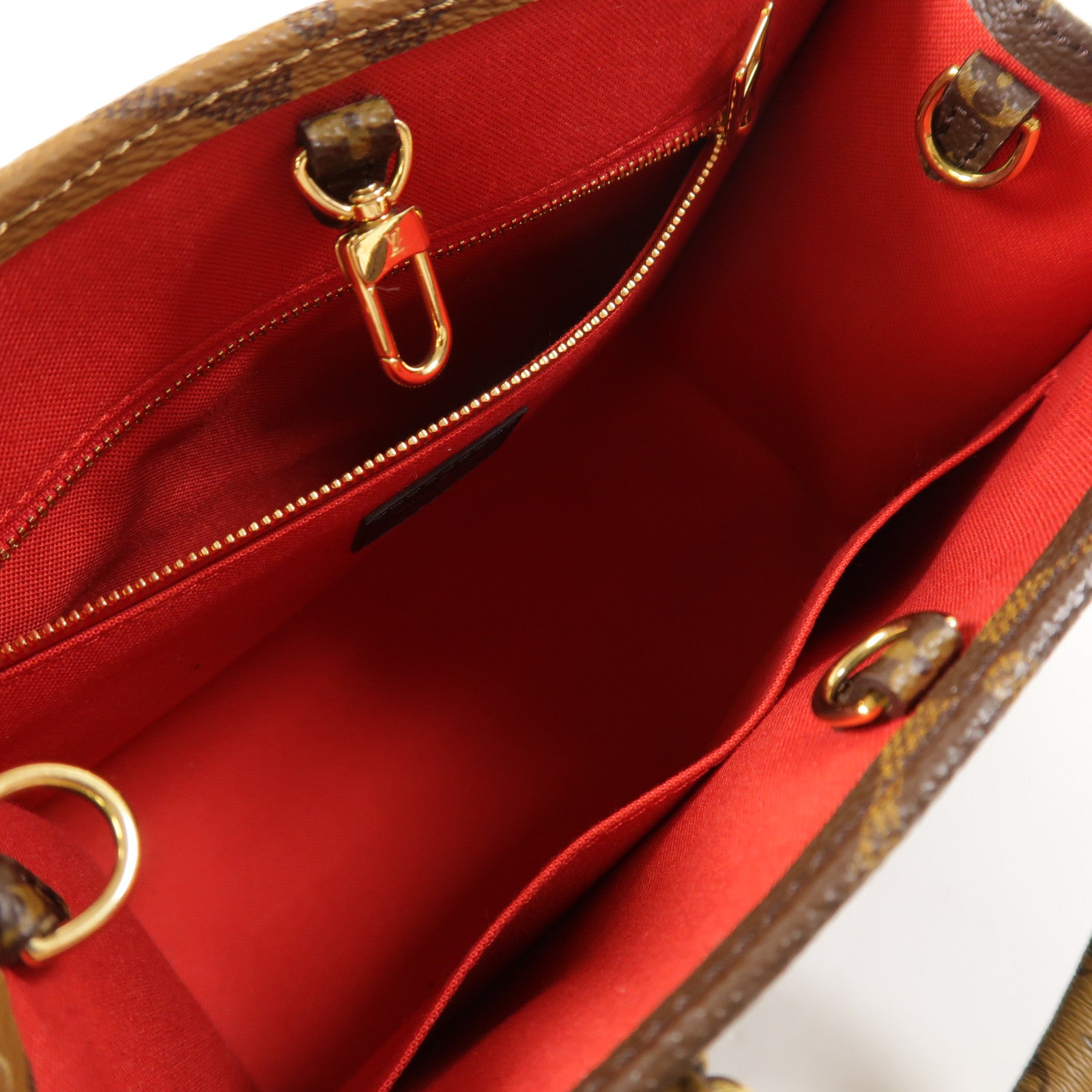 LOUIS VUITTON Monogram Giant OnTheGo PM金扣手挽肩背兩用袋