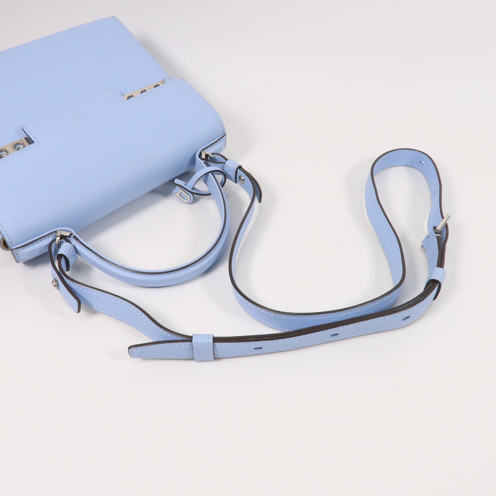 Delvaux 牛皮皮革Tempete PM手挽肩背兩用袋
