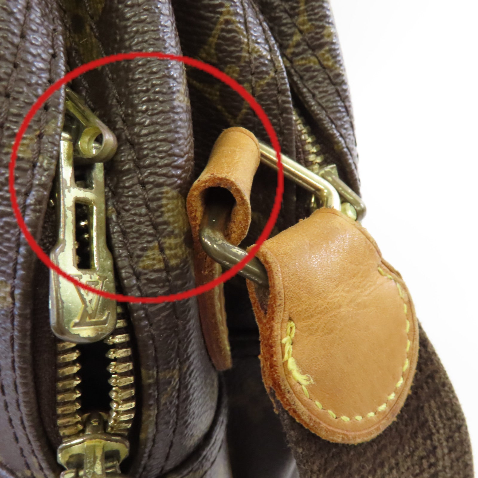 LOUIS VUITTON 【激減優惠】Monogram Reporter GM Shoulder Bag肩背袋啡色