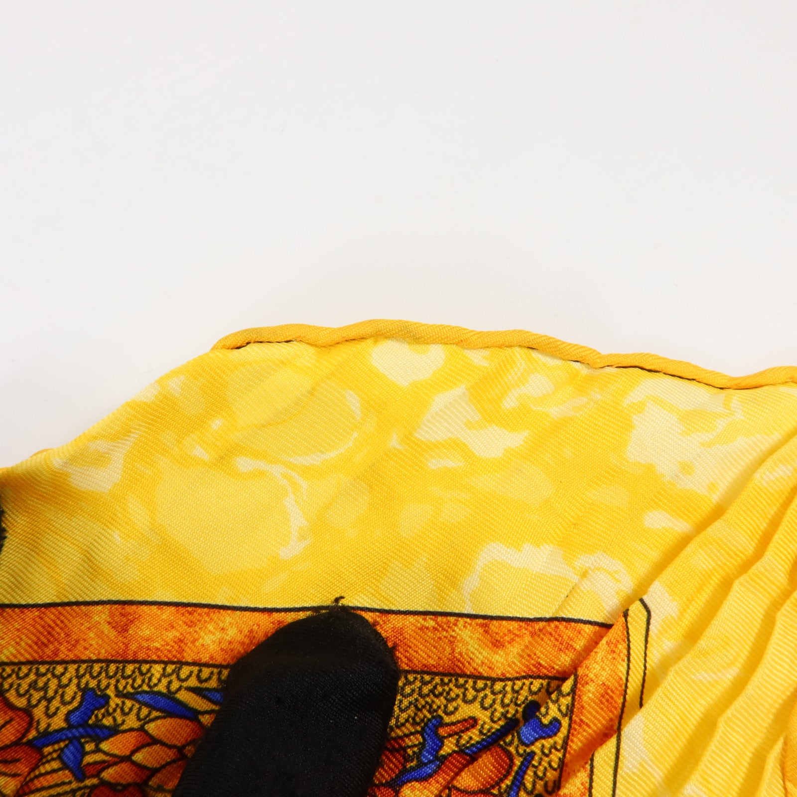 HERMES 絲質Carre Plisse Scarf 90絲巾