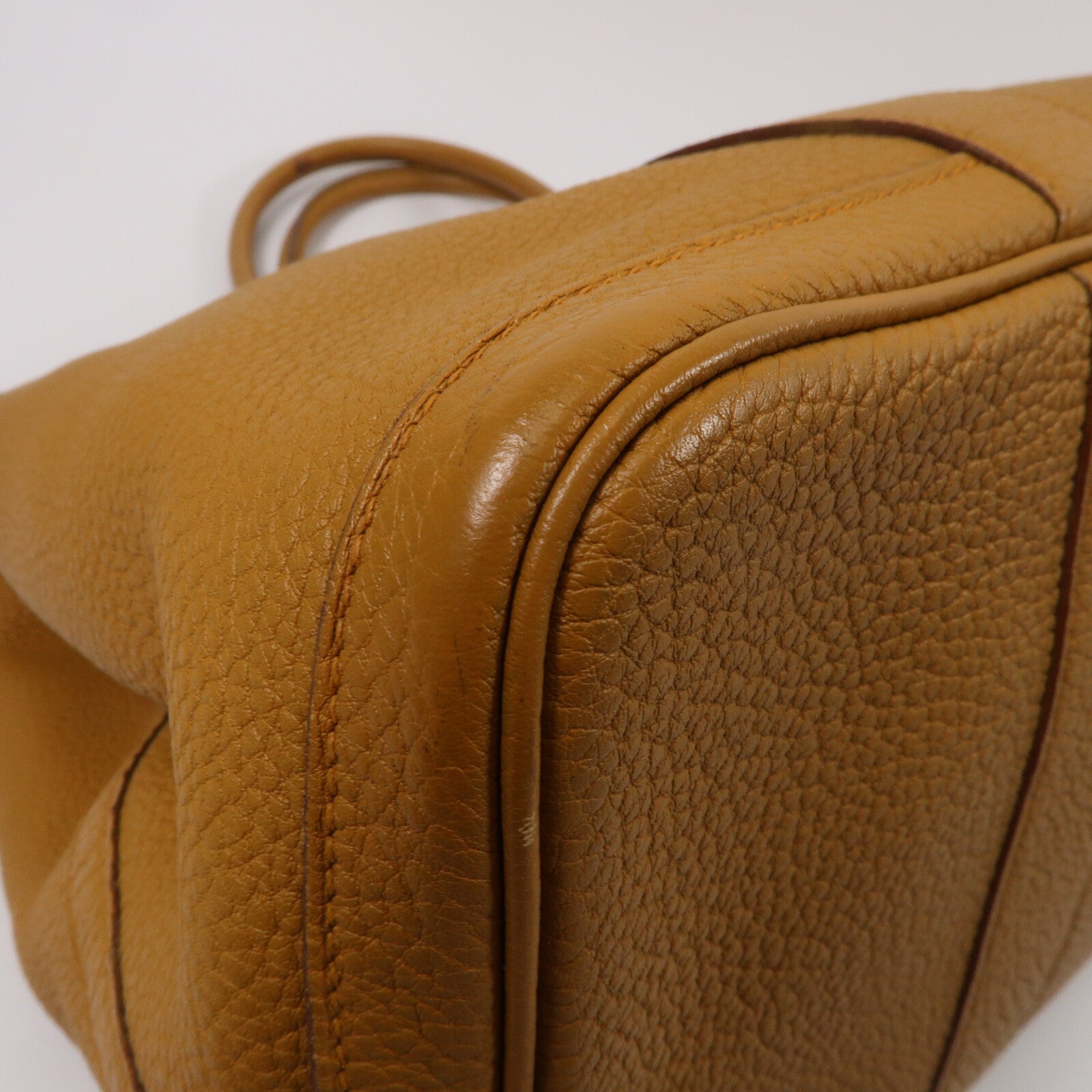 HERMES Negonda皮革Garden Party PM手挽袋Sesame