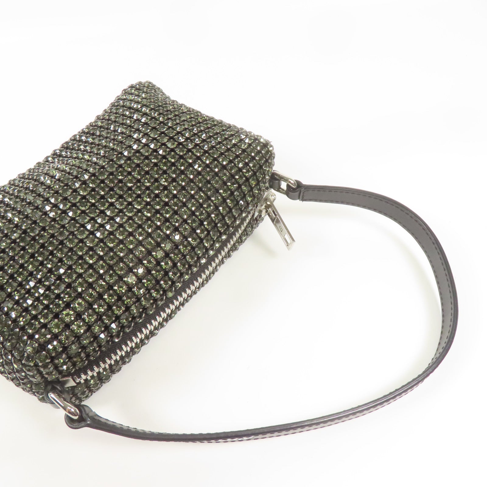 alexanderwang 水晶Heiress Bag銀扣手挽袋