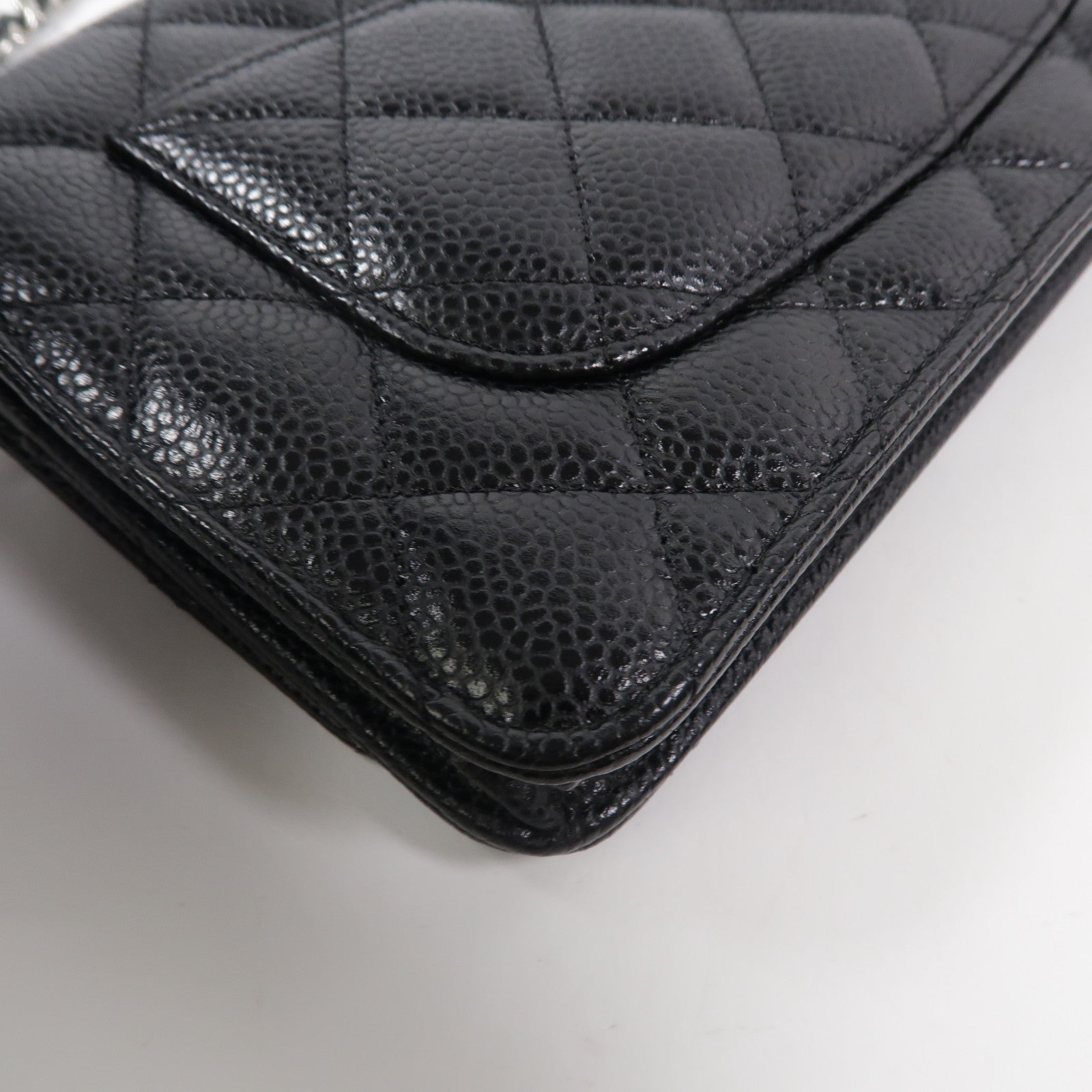 CHANEL 牛皮皮革Wallet On Chain鏈帶肩背袋