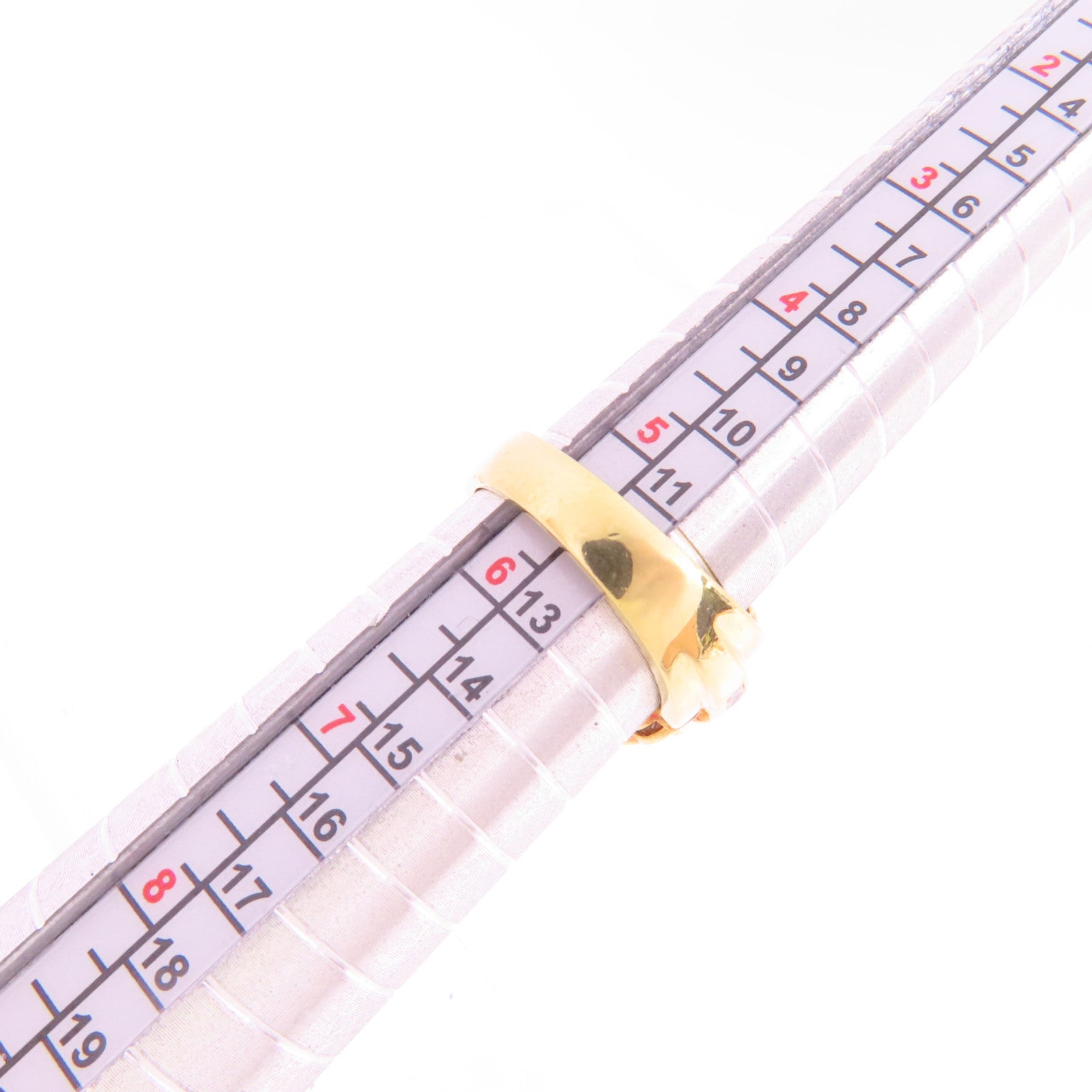 JEWELRY 【激減優惠】18K黃金/紅寶石/鑽石Ruby Diamond Ring戒指US#5.5