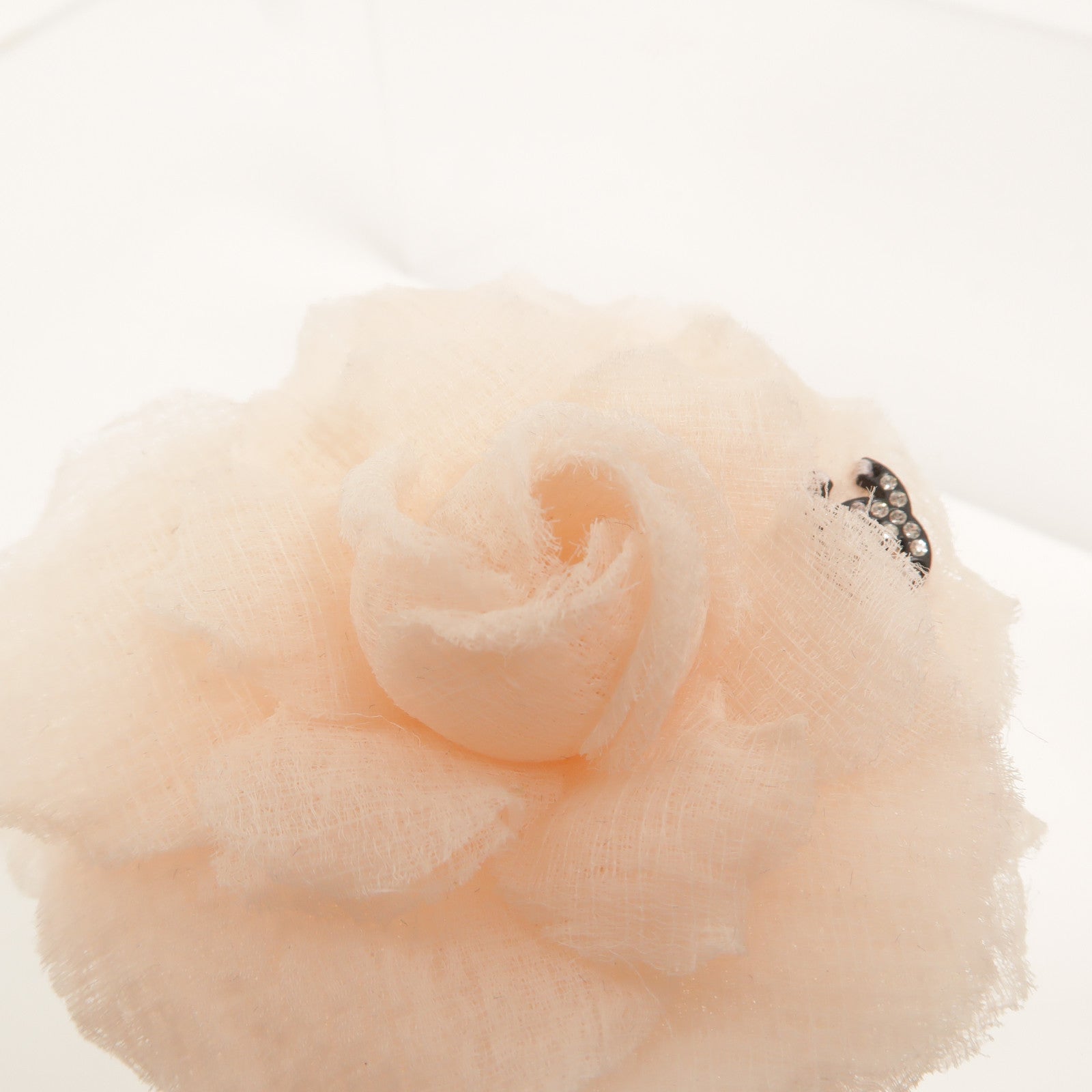 CHANEL 布料/金屬Chanel Camelie Brooch胸針