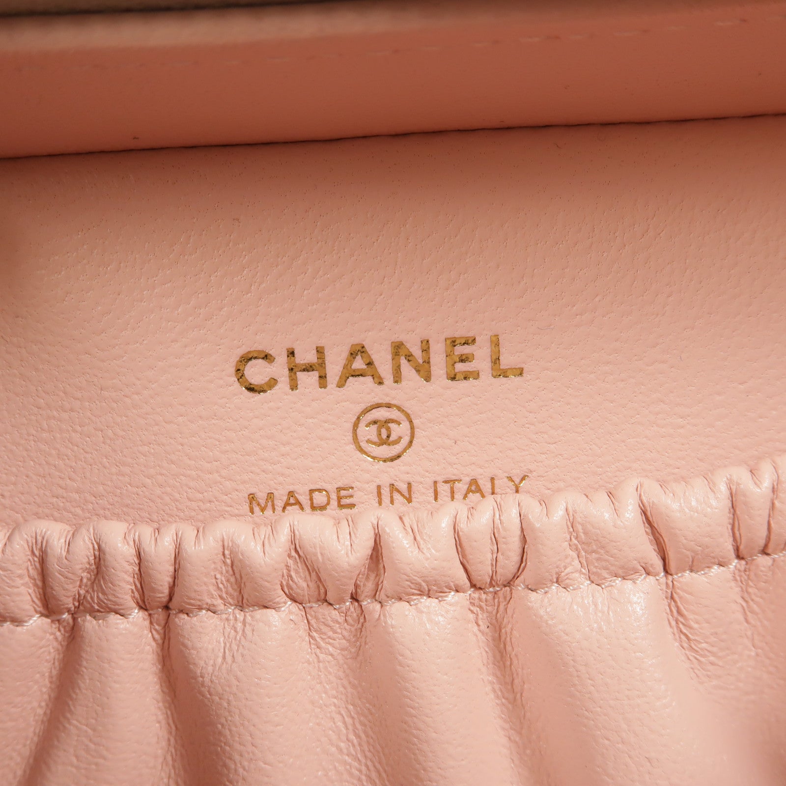 CHANEL 羊皮皮革Top Handle Vanity Case手挽肩背兩用袋