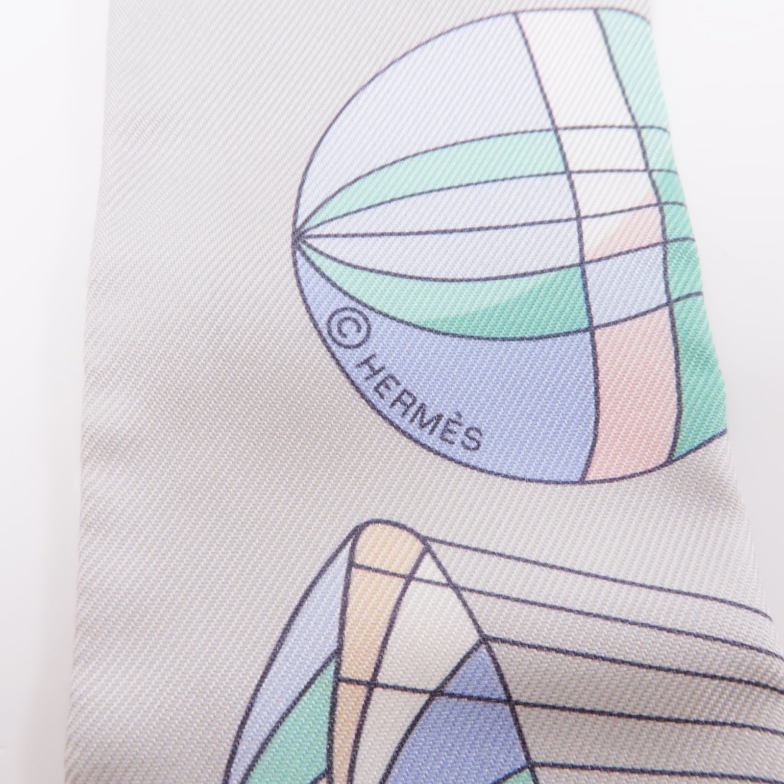 HERMES 絲質Twilly絲巾