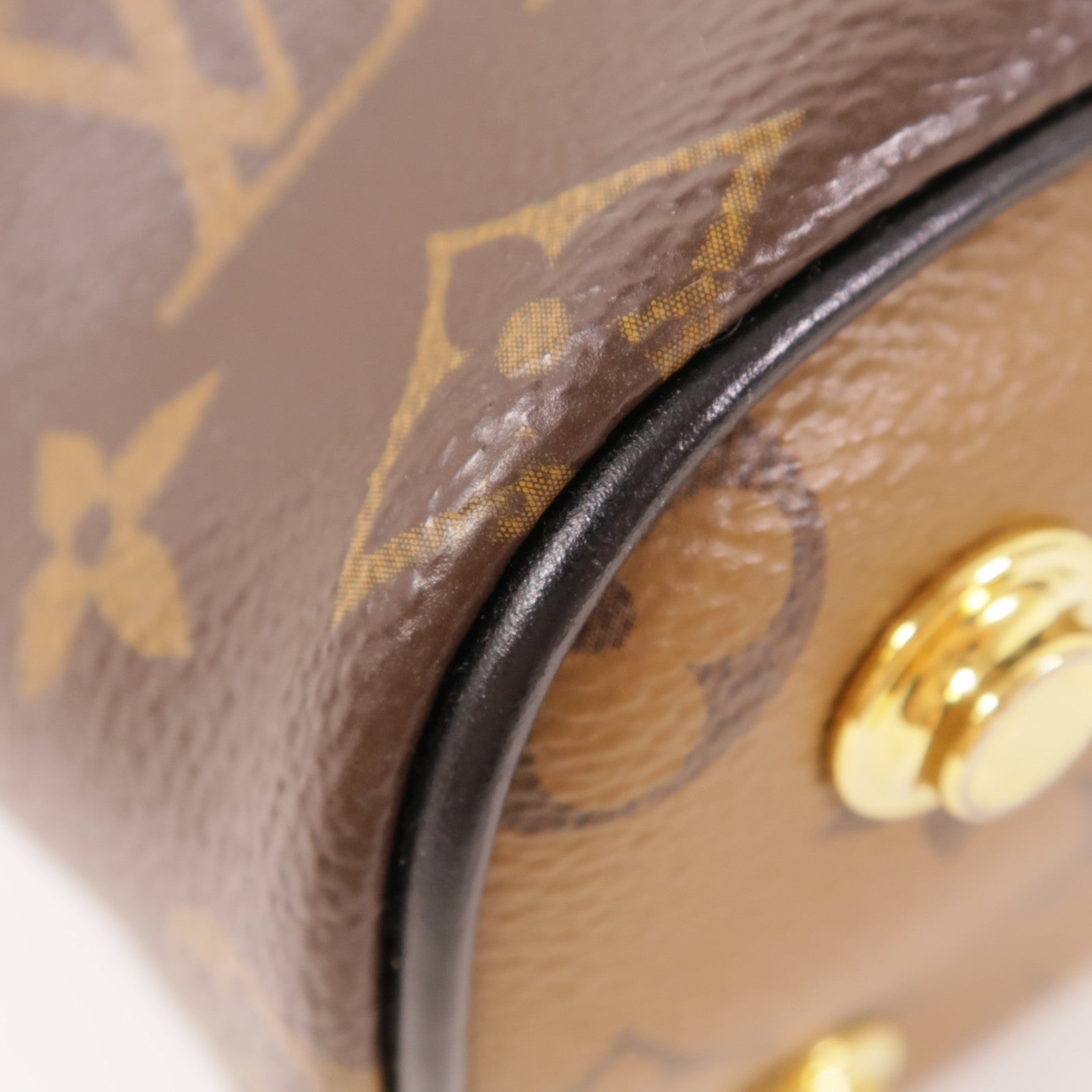 LOUIS VUITTON LV GHW Reverse Vanity PM 2 Way Shoulder Bag M45165 Monogram Brown