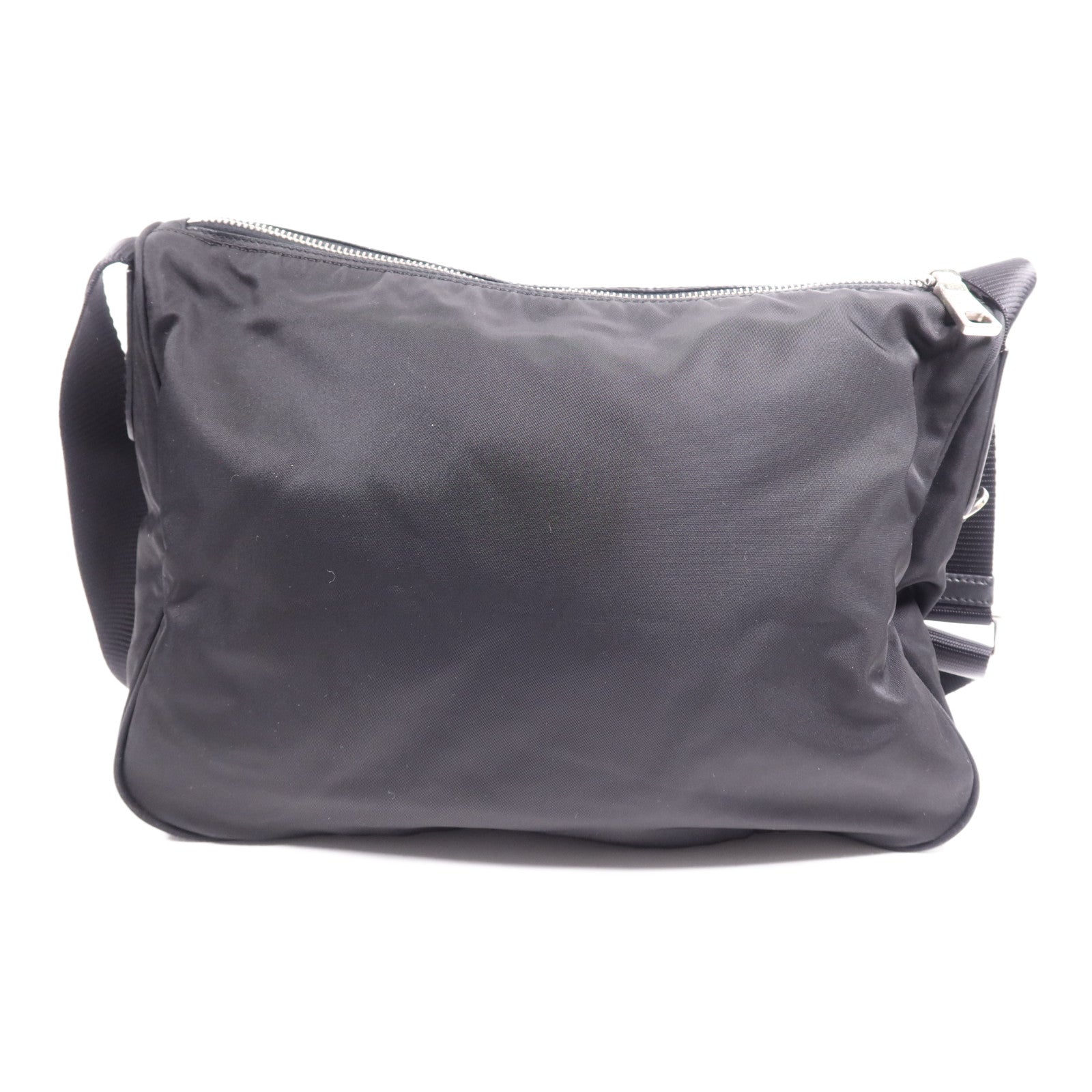 PRADA 尼龍Shoulder Bag銀扣肩背袋