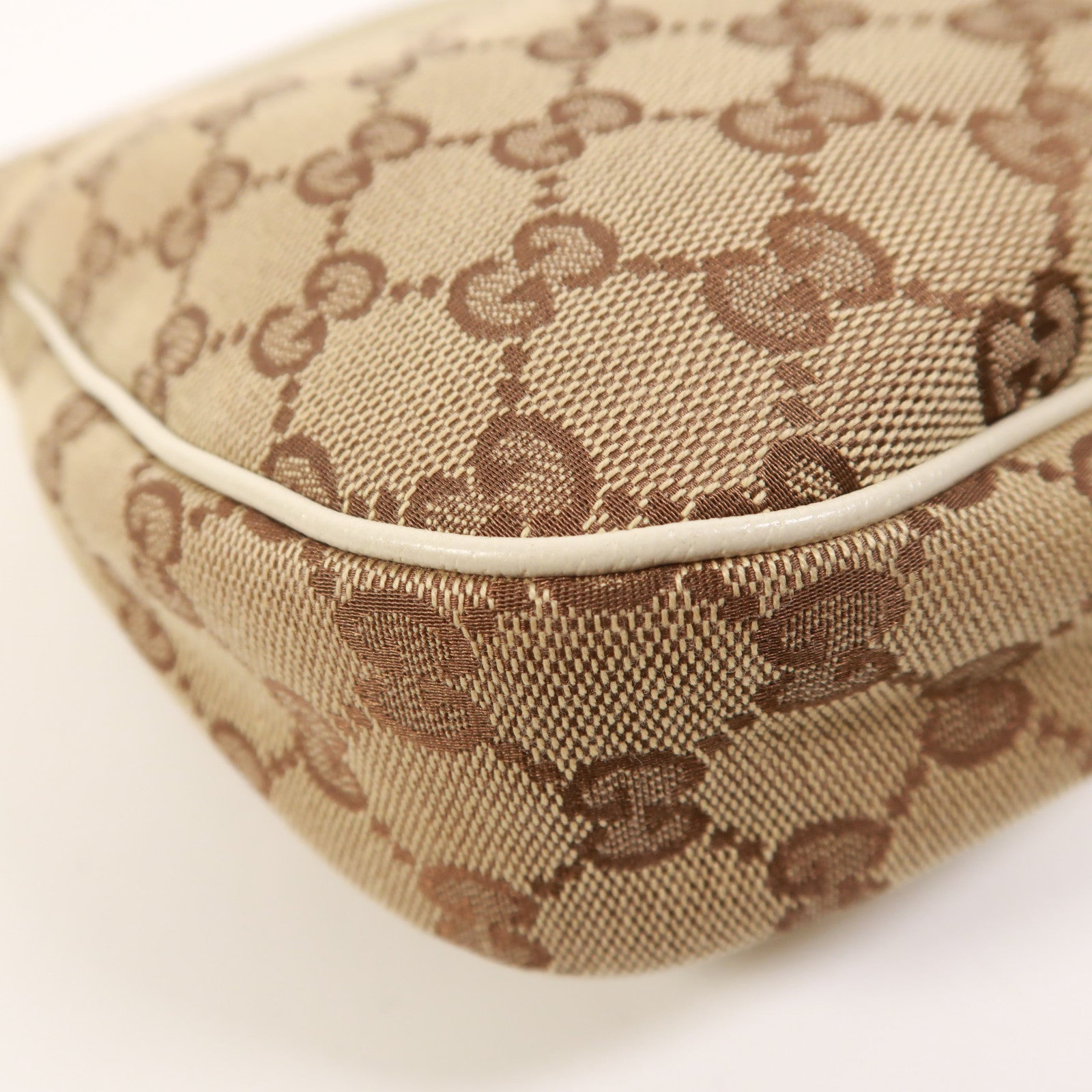 GUCCI 帆布Shoulder Bag金扣肩背袋