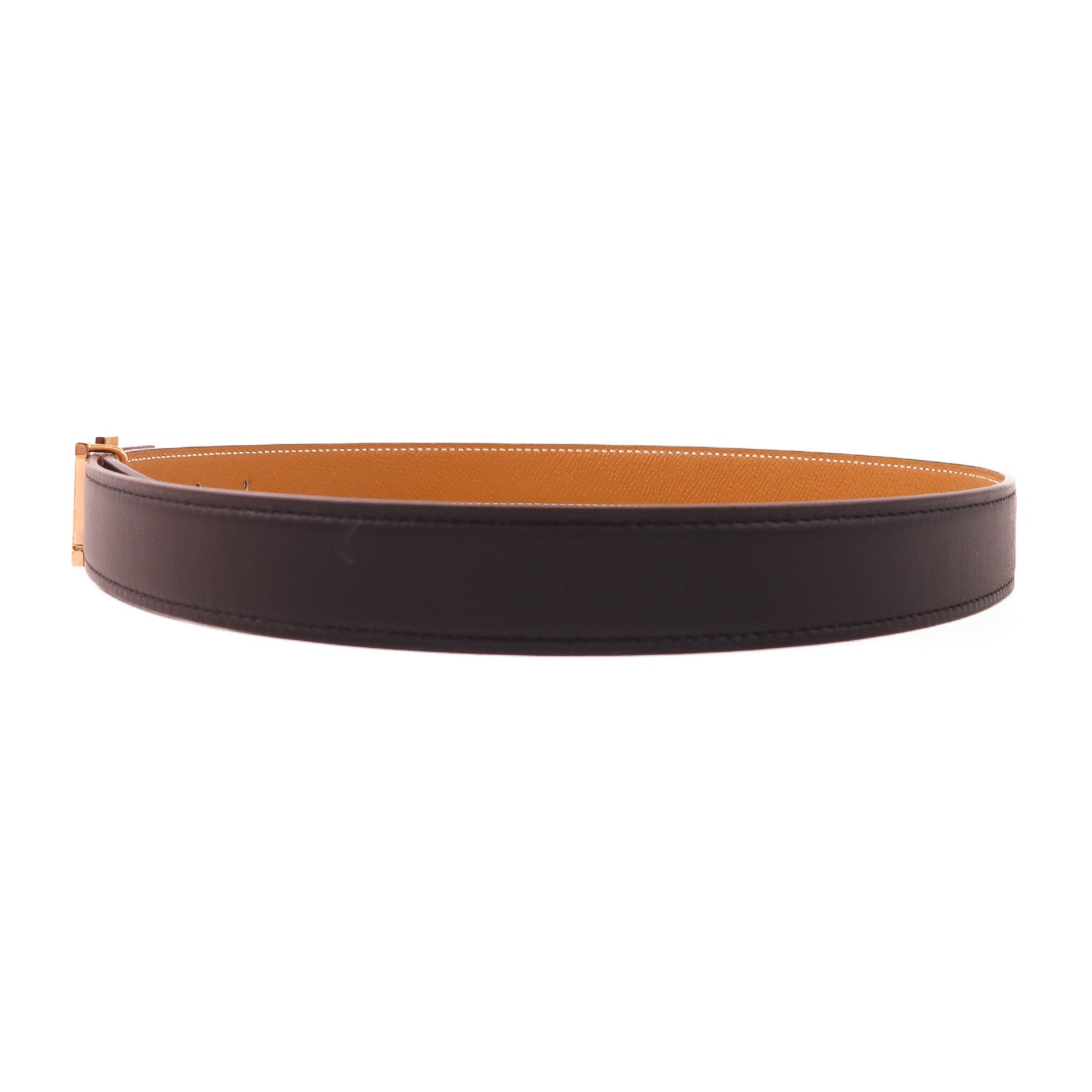 HERMES Epsom皮革Belt 70cm皮帶89 Noir