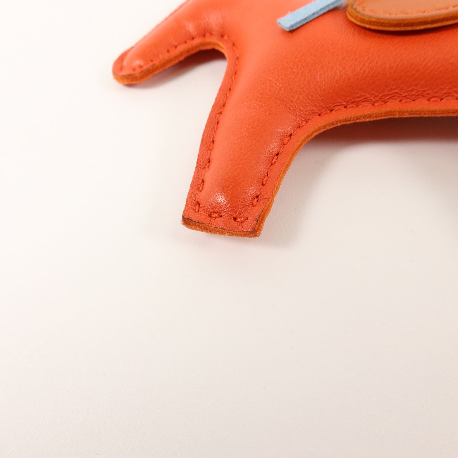 HERMES Milo皮革Rodeo PM掛飾Capucine/Celeste/Cornaline