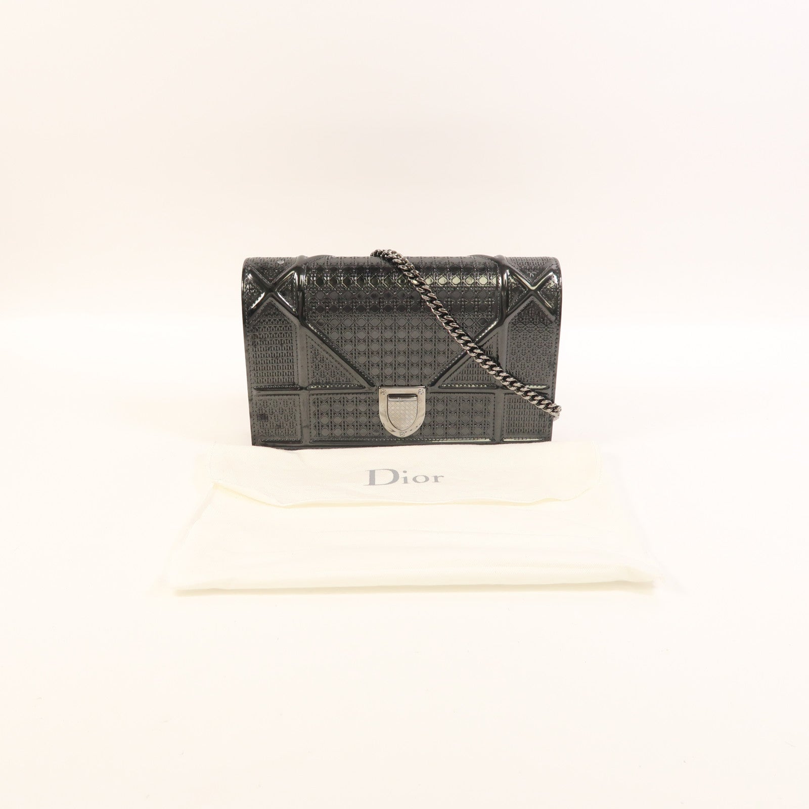 Dior 皮革Diorama鏈帶肩背袋