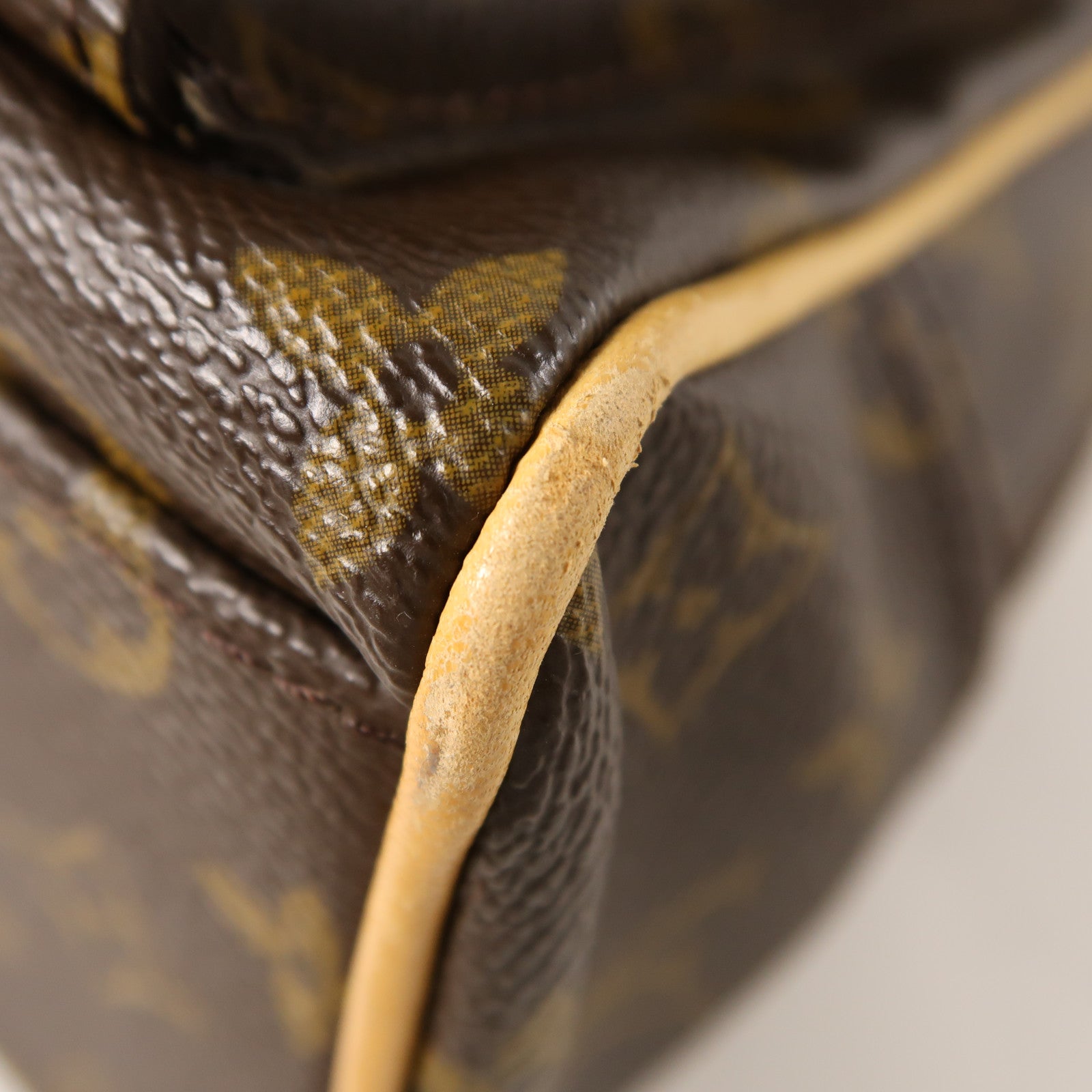 LOUIS VUITTON Monogram Manhattan PM手挽袋棕色