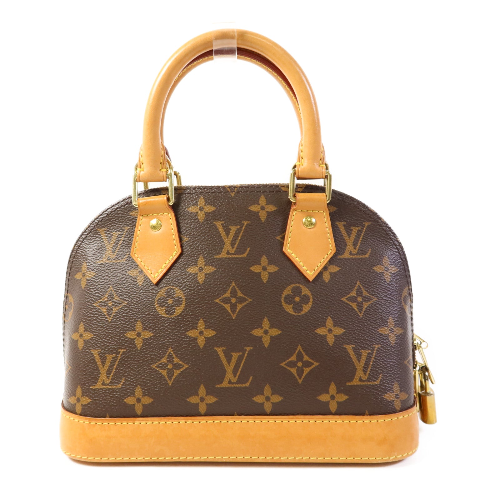 LOUIS VUITTON Monogram Alma BB金扣手挽肩背兩用袋