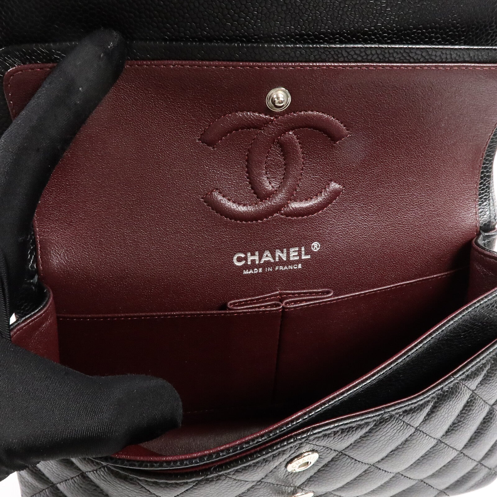 CHANEL 牛皮皮革Classic 23肩背袋