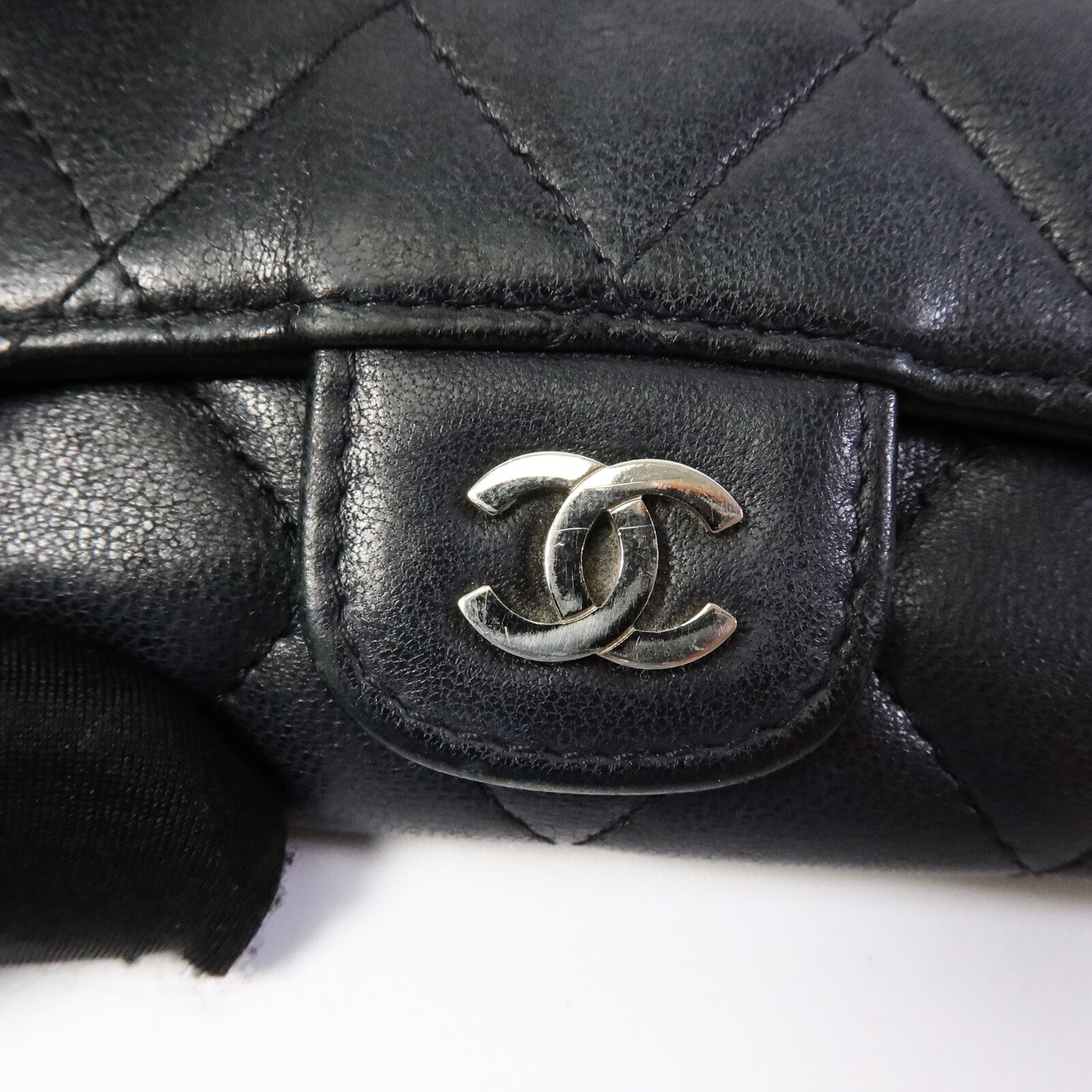 CHANEL 羊皮皮革Key Holder鑰匙包