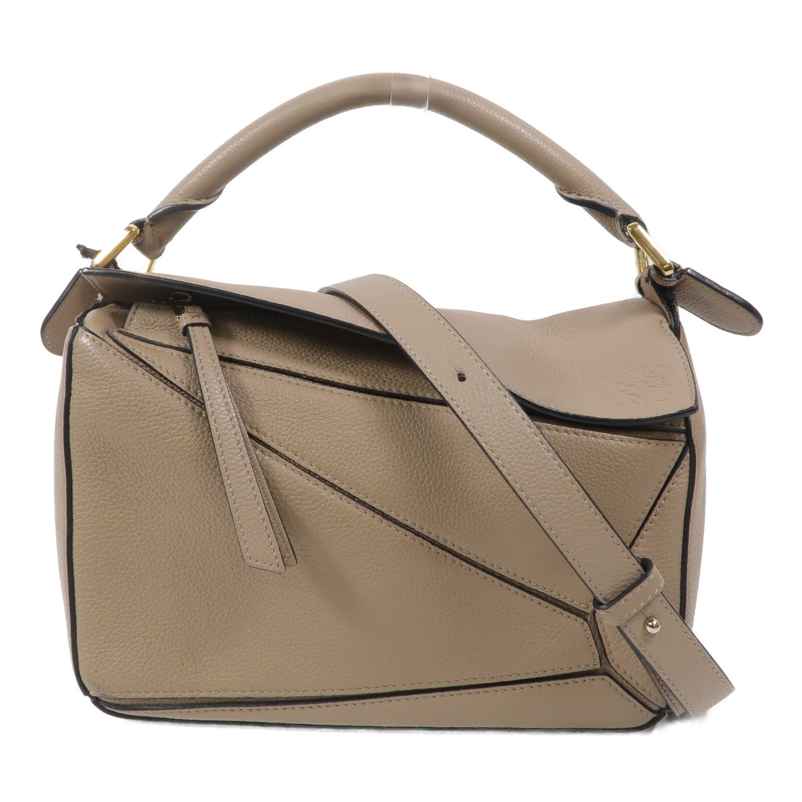 LOEWE 牛皮皮革Puzzle Small手挽肩背兩用袋