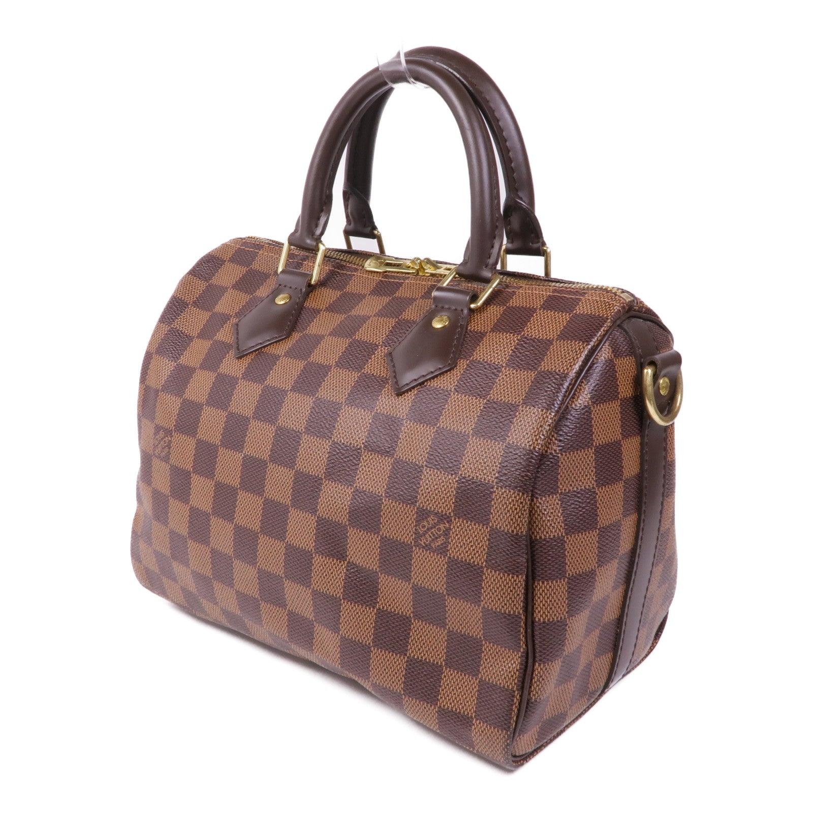 LOUIS VUITTON Damier Speedy Bandouliere 25手挽袋