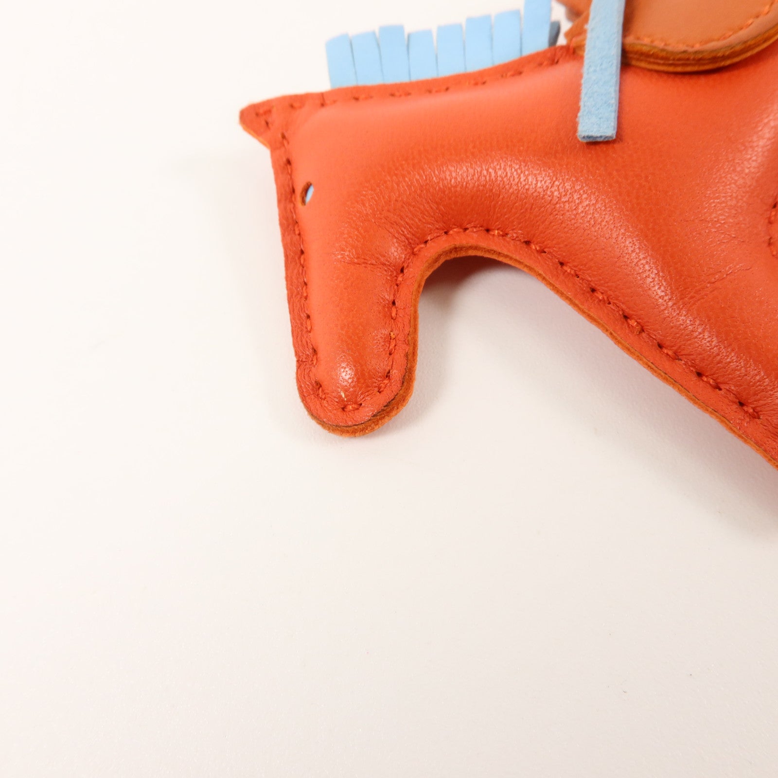 HERMES Milo皮革Rodeo PM掛飾Capucine/Celeste/Cornaline