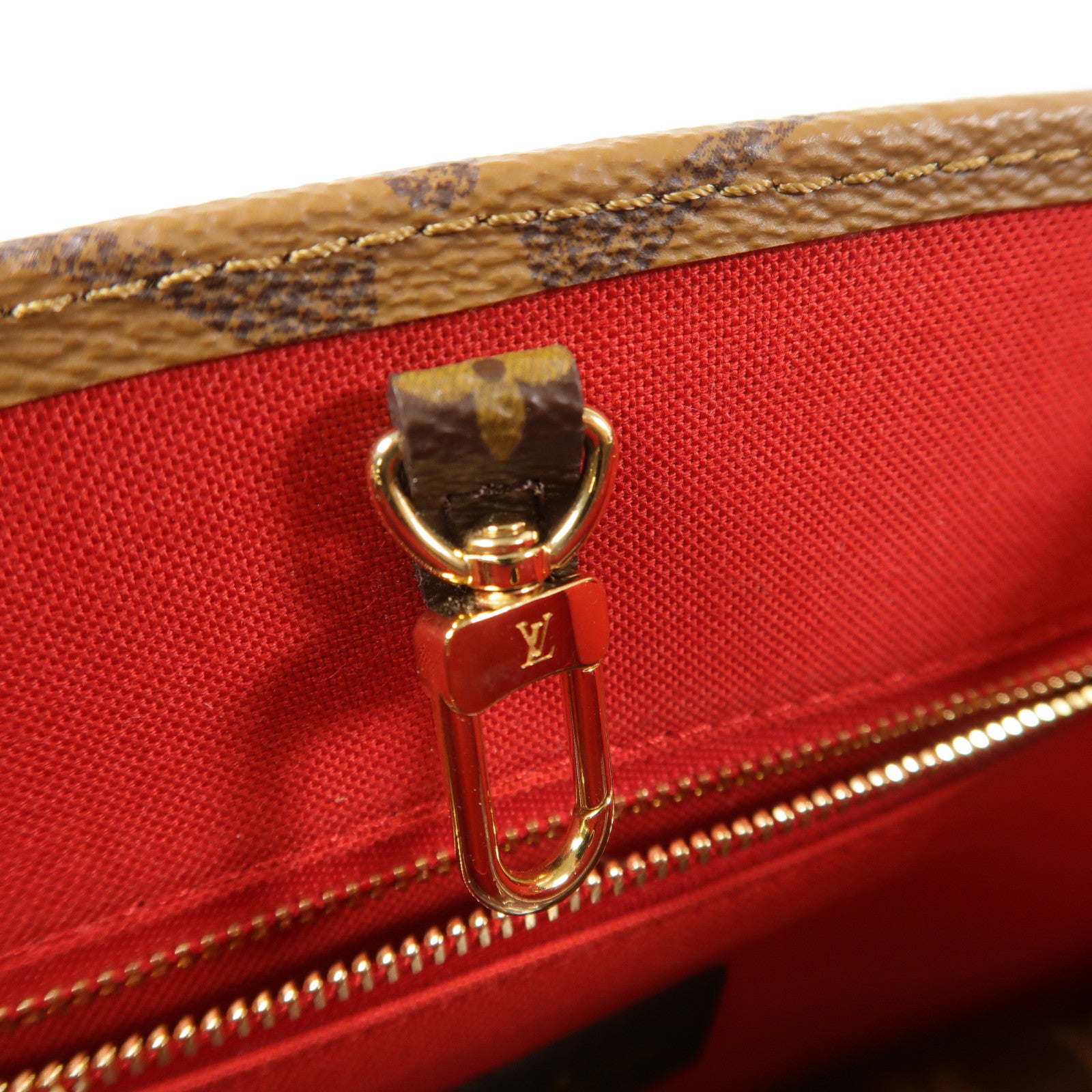 LOUIS VUITTON Monogram Giant OnTheGo PM金扣手挽肩背兩用袋