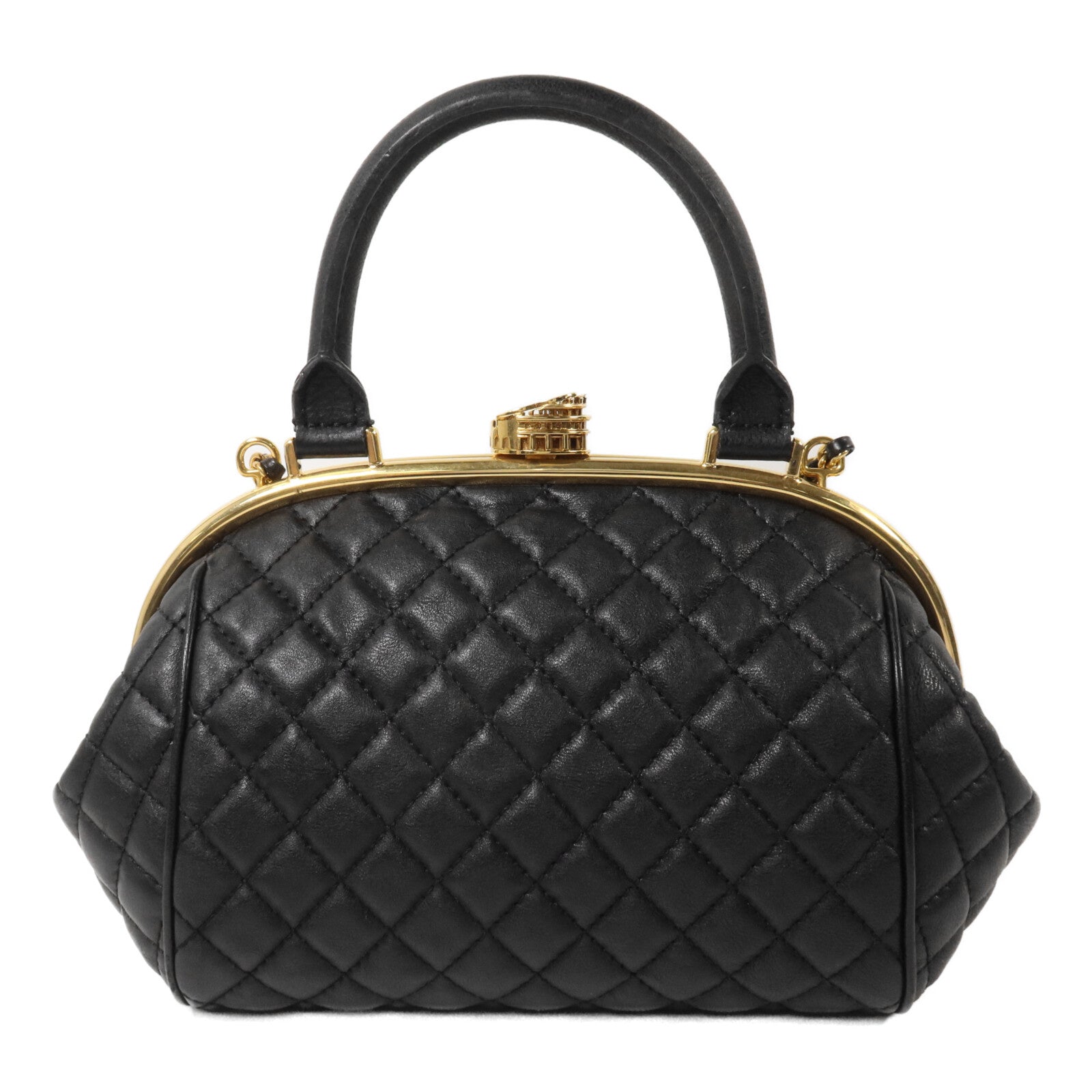 CHANEL 牛皮皮革Shoulder Bag鏈帶手挽肩背兩用袋