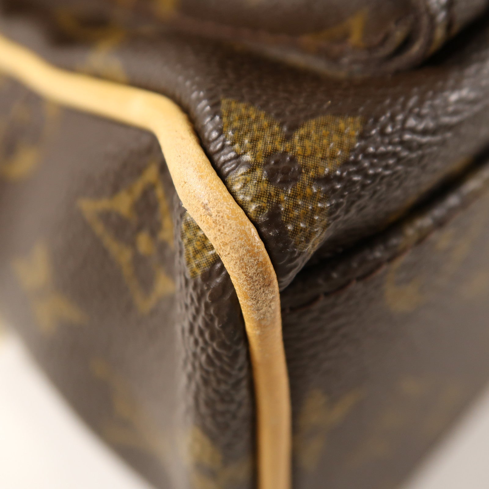 LOUIS VUITTON Monogram Manhattan PM手挽袋棕色