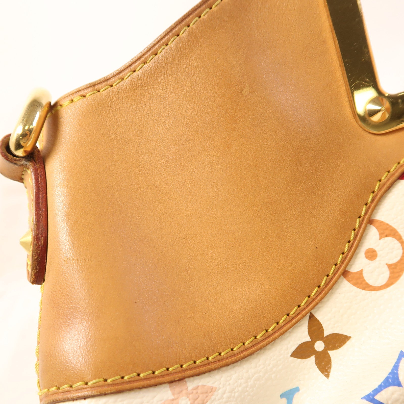 LOUIS VUITTON LV GHW Judy MM 2 Way Bag M40255 Monogram Multicolore White