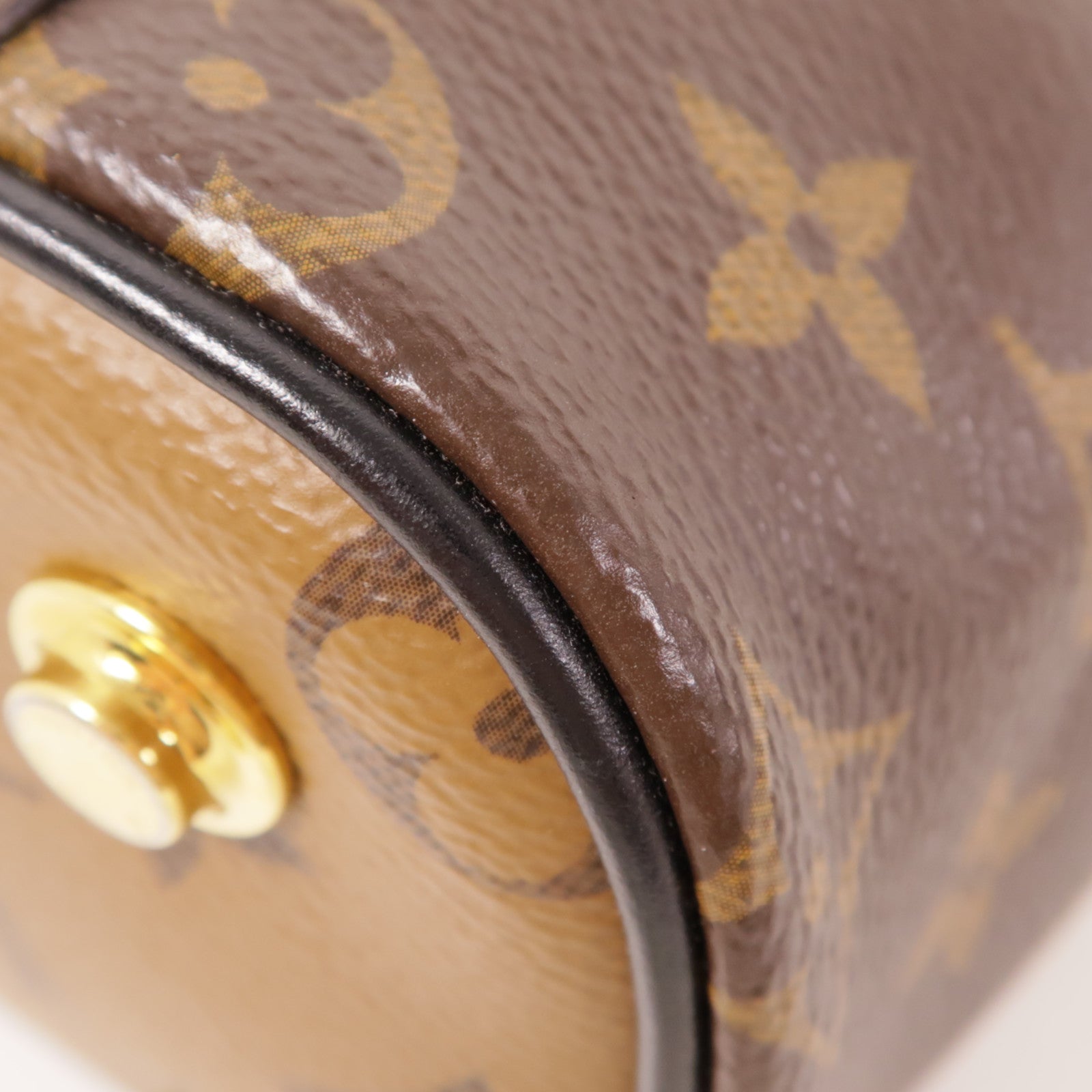 LOUIS VUITTON LV GHW Reverse Vanity PM 2 Way Shoulder Bag M45165 Monogram Brown