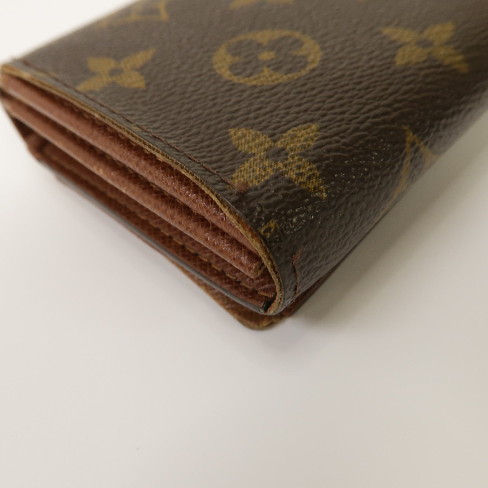 LOUIS VUITTON 【激減優惠】Monogram Wallet金扣錢包啡色