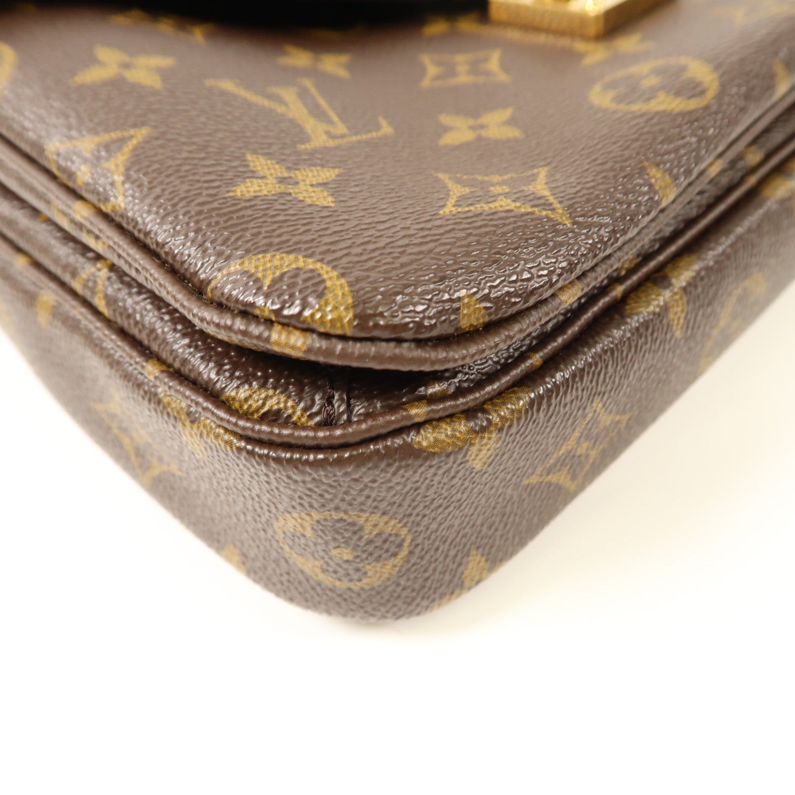 LOUIS VUITTON Monogram Pochette Metis MM金扣手挽肩背兩用袋