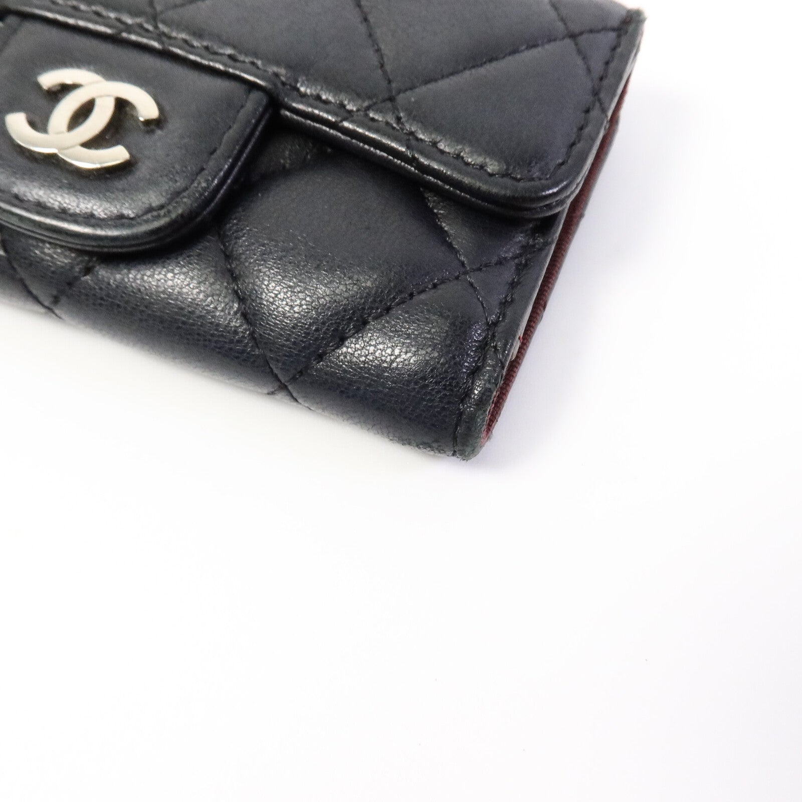 CHANEL 羊皮皮革Key Holder鑰匙包