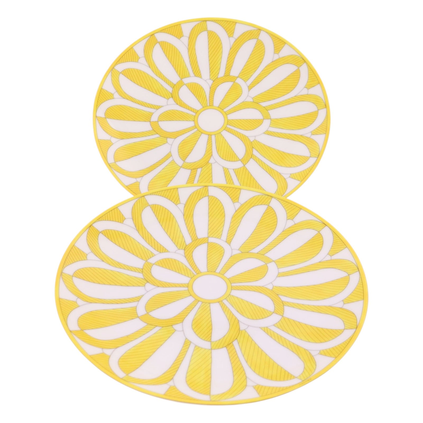 HERMES 陶瓷Soleil d’Hermes Dessert Plate n°2 x2pcs甜點拼盤套裝