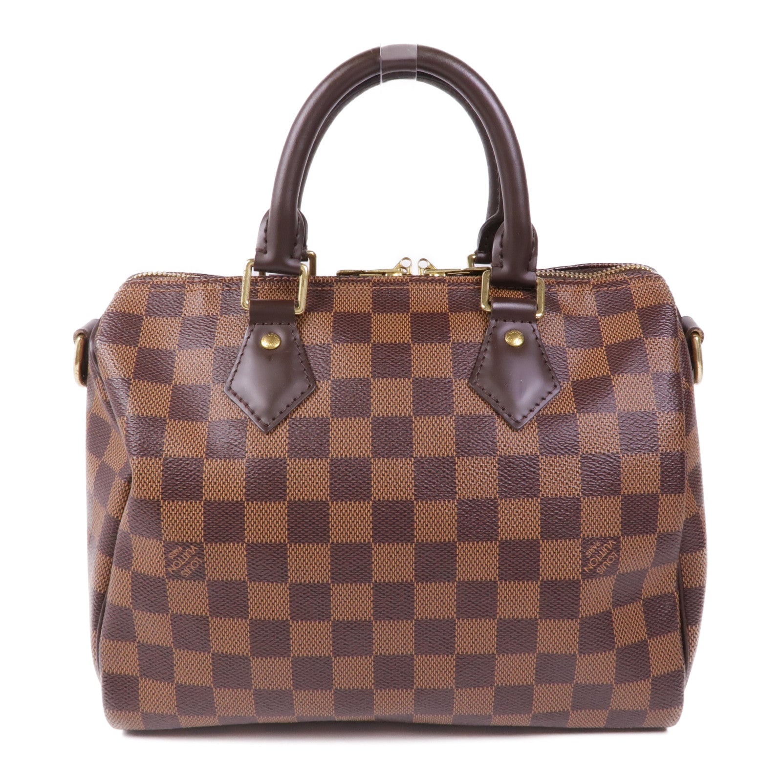 LOUIS VUITTON Damier Speedy Bandouliere 25手挽袋