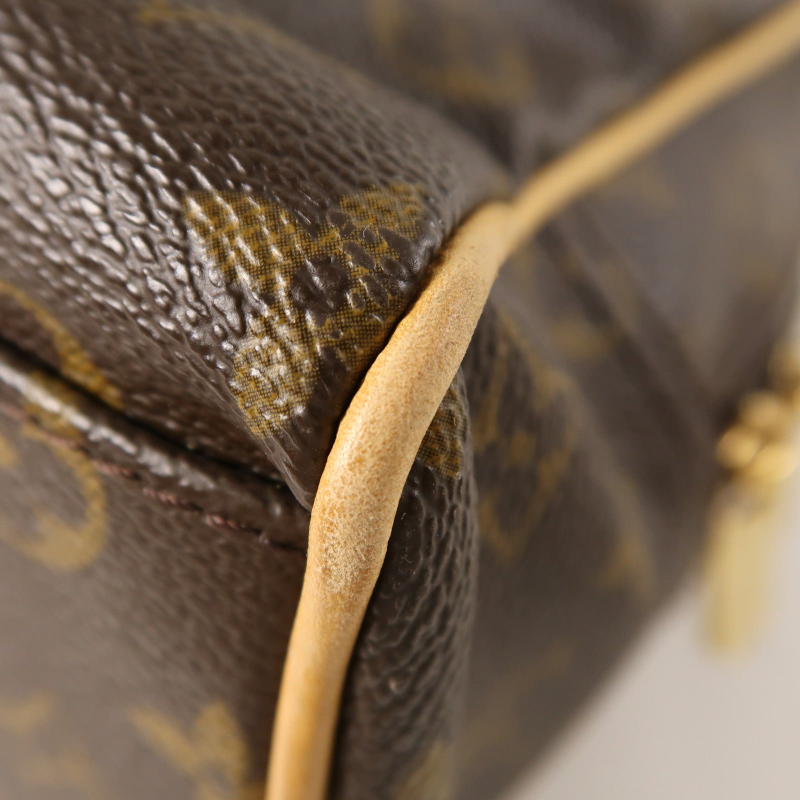 LOUIS VUITTON Monogram Manhattan PM手挽袋棕色