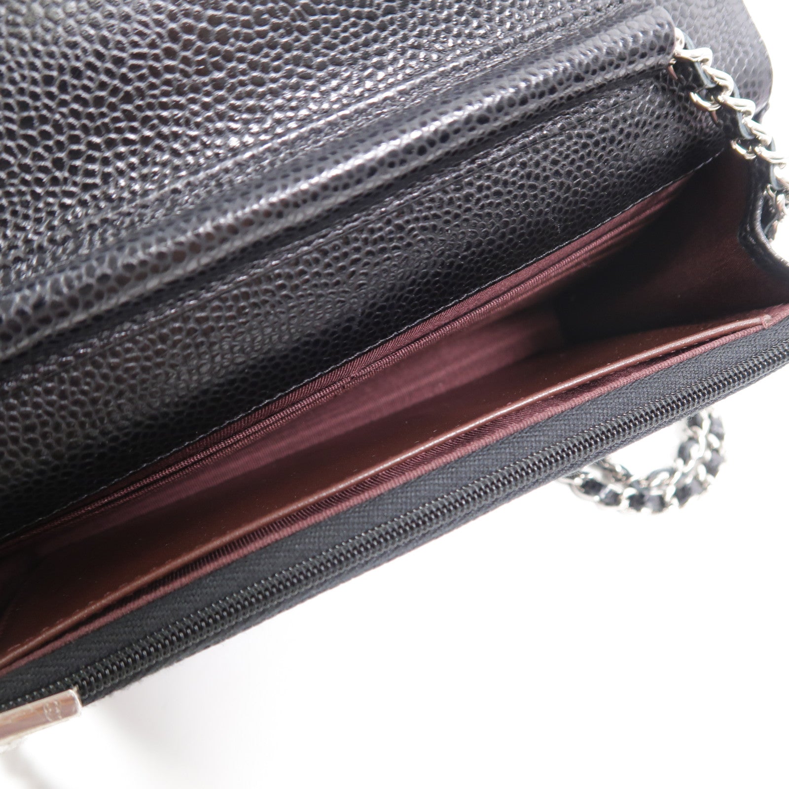 CHANEL 牛皮皮革Wallet On Chain鏈帶肩背袋