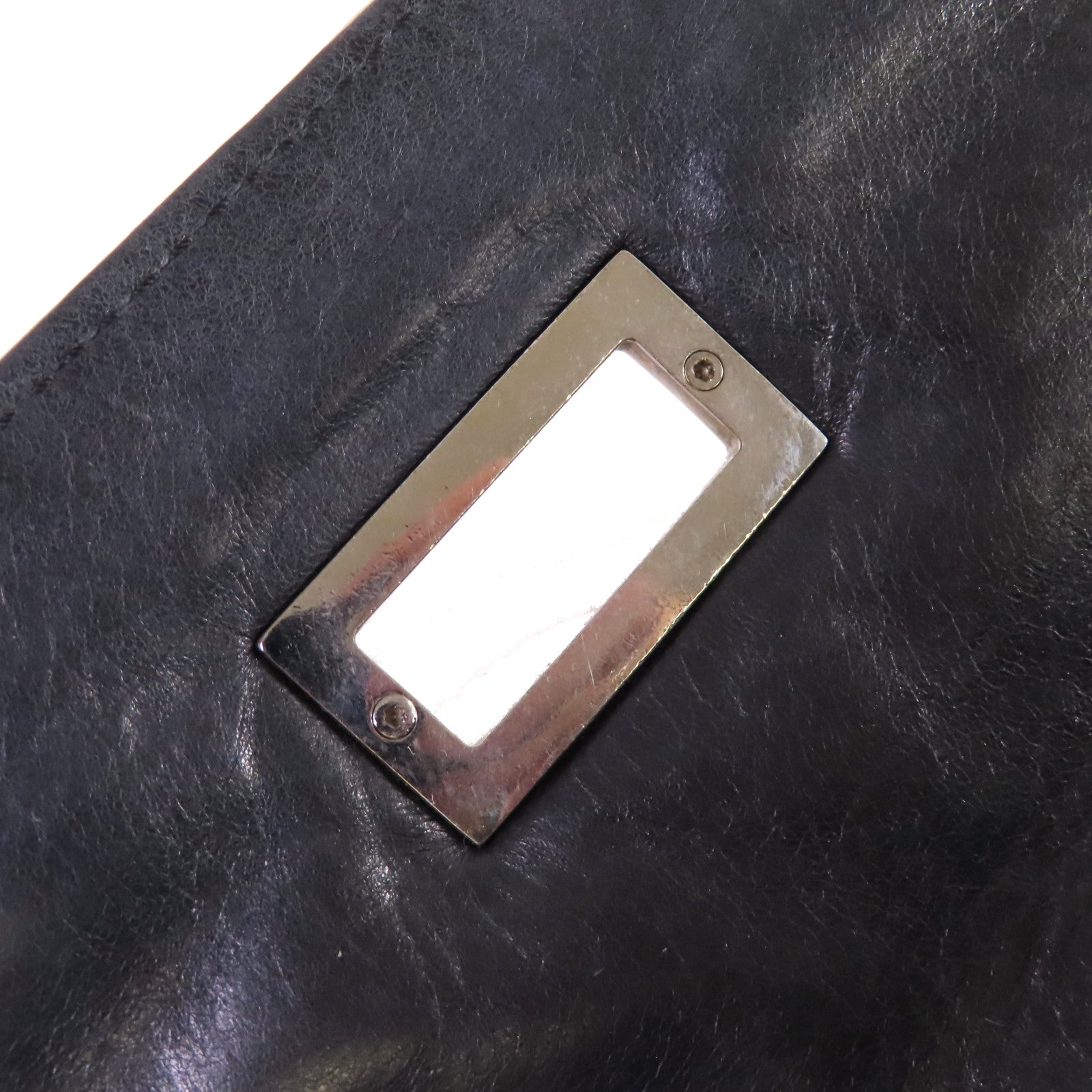 CHANEL 【激減優惠】菱格牛皮皮革Chain Shoulder Bag銀扣鏈帶肩背袋黑色