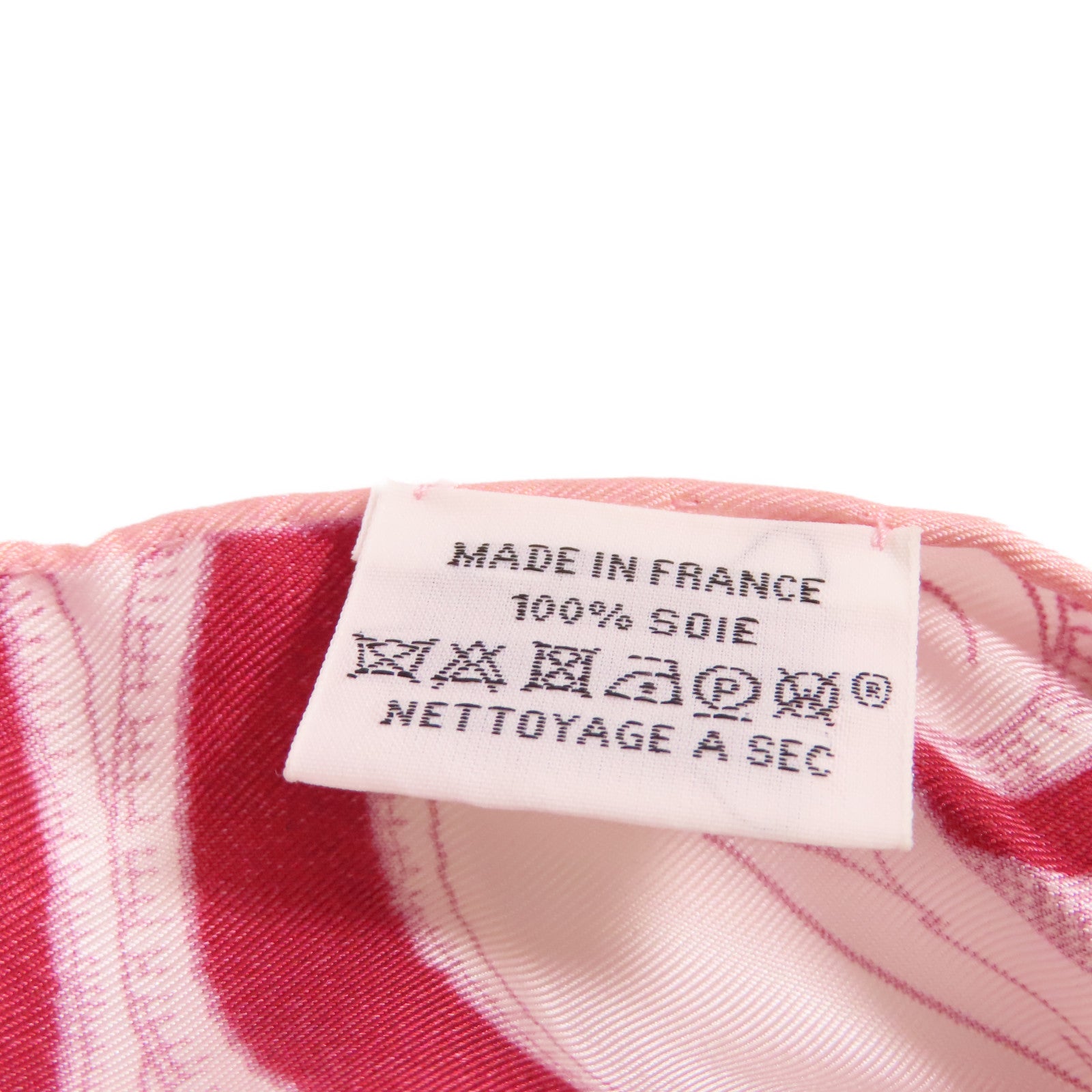 HERMES 絲質Maxi Twilly Scarf絲巾粉紅色/紅色/彩色