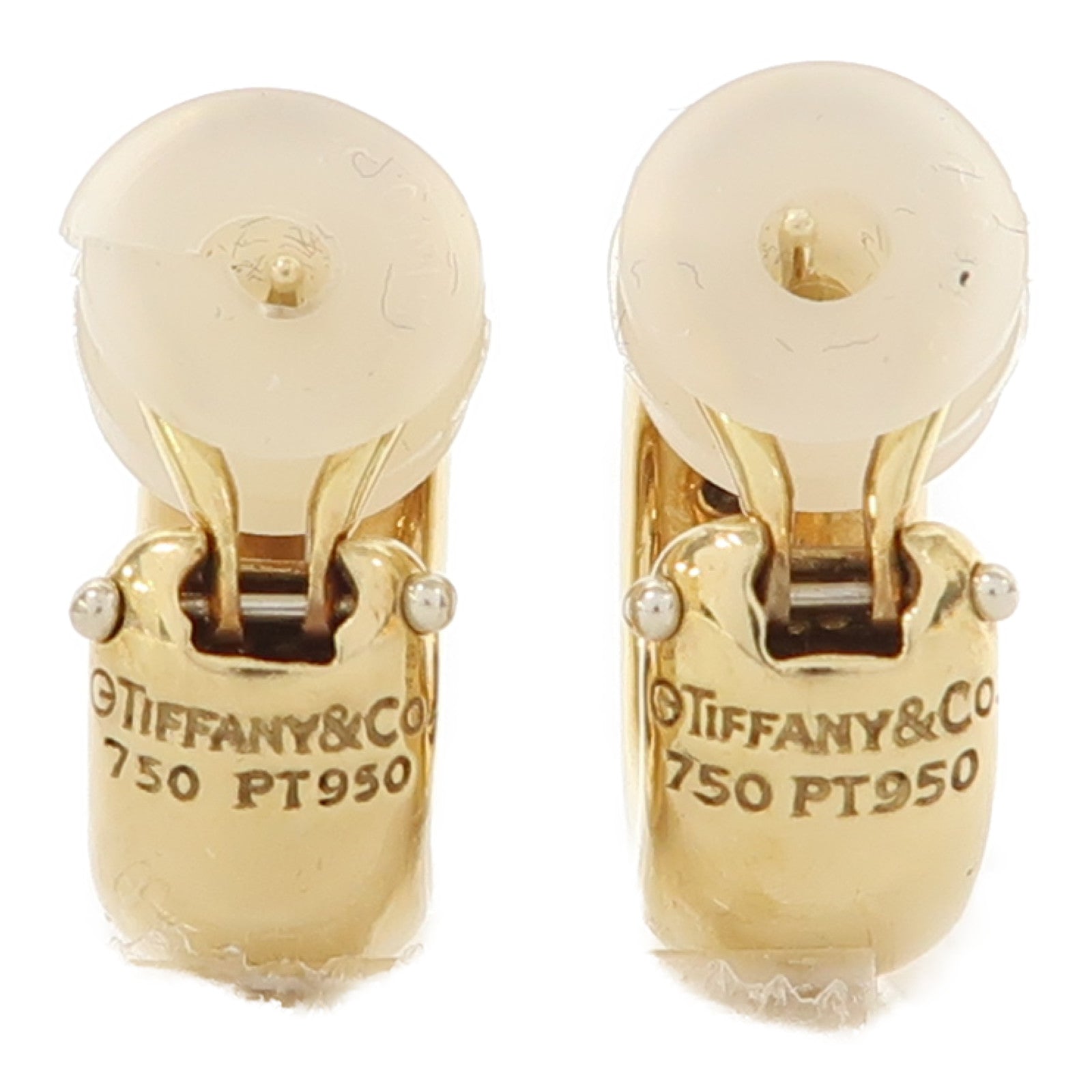 TIFFANY＆CO 18K金/Pt950鉑金Elsa Peretti Earrings耳環