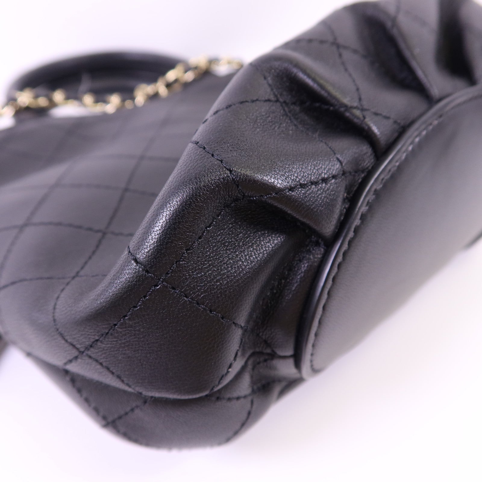 CHANEL 牛皮皮革2 Way Shoulder Bag金扣手挽肩背兩用袋