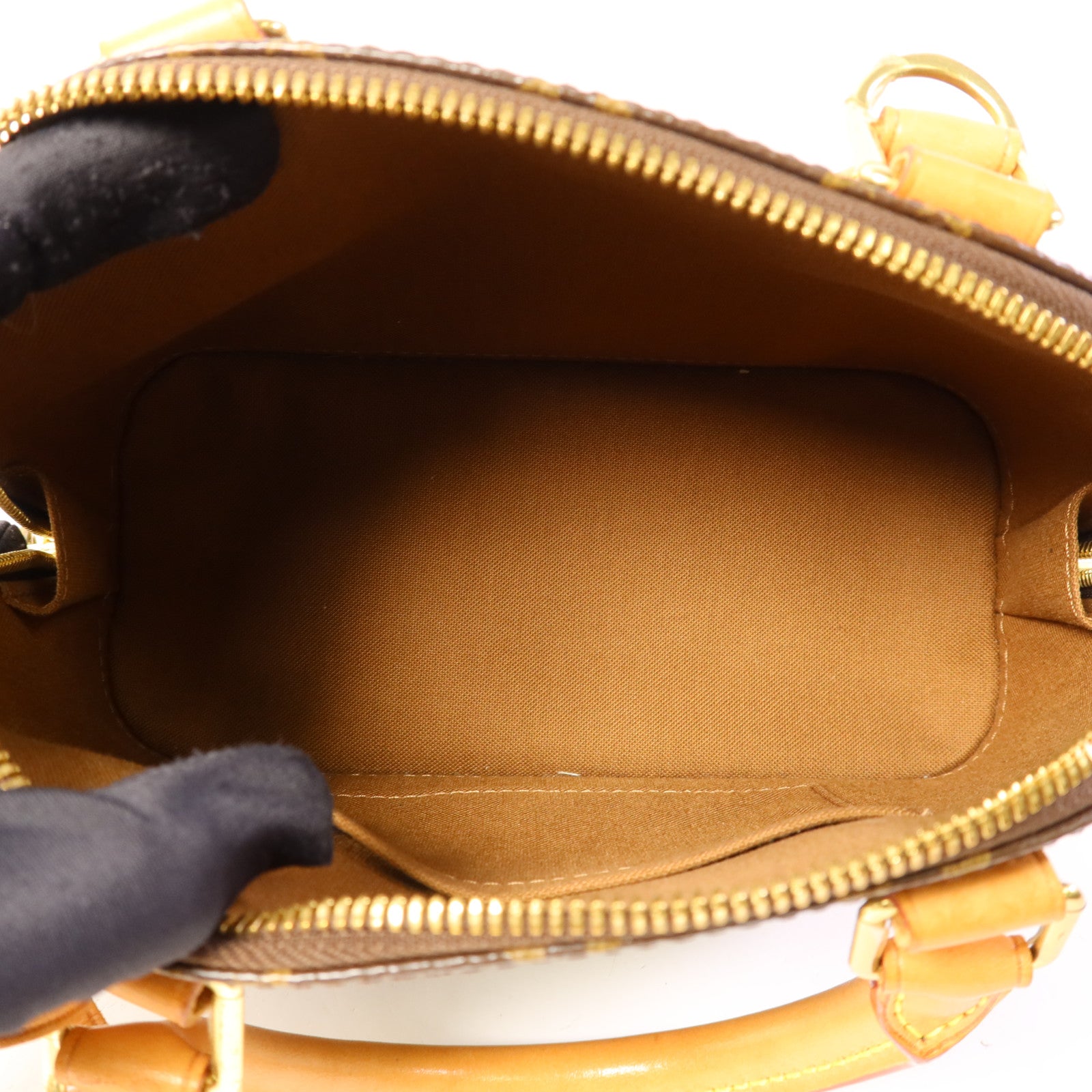 LOUIS VUITTON Monogram Alma BB金扣手挽肩背兩用袋