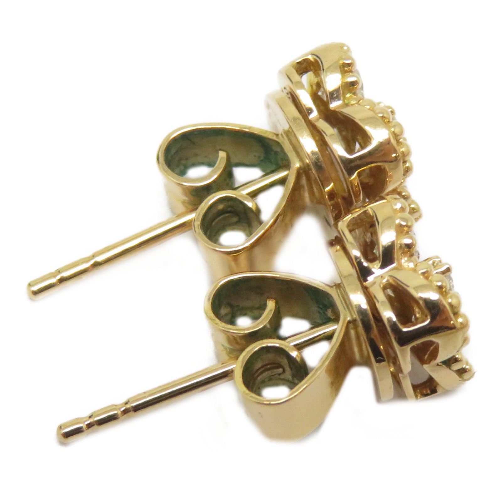 JEWELRY 18K玫瑰金Diamond Earrings鑽石耳環